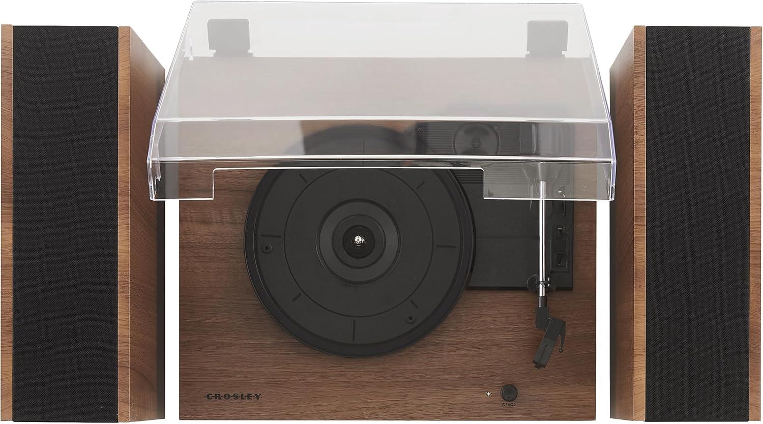 Crosley Riff Bluetooth Vinyl Record Player with Speakers, 3-Speed Turntable, 6 Modular Layouts
