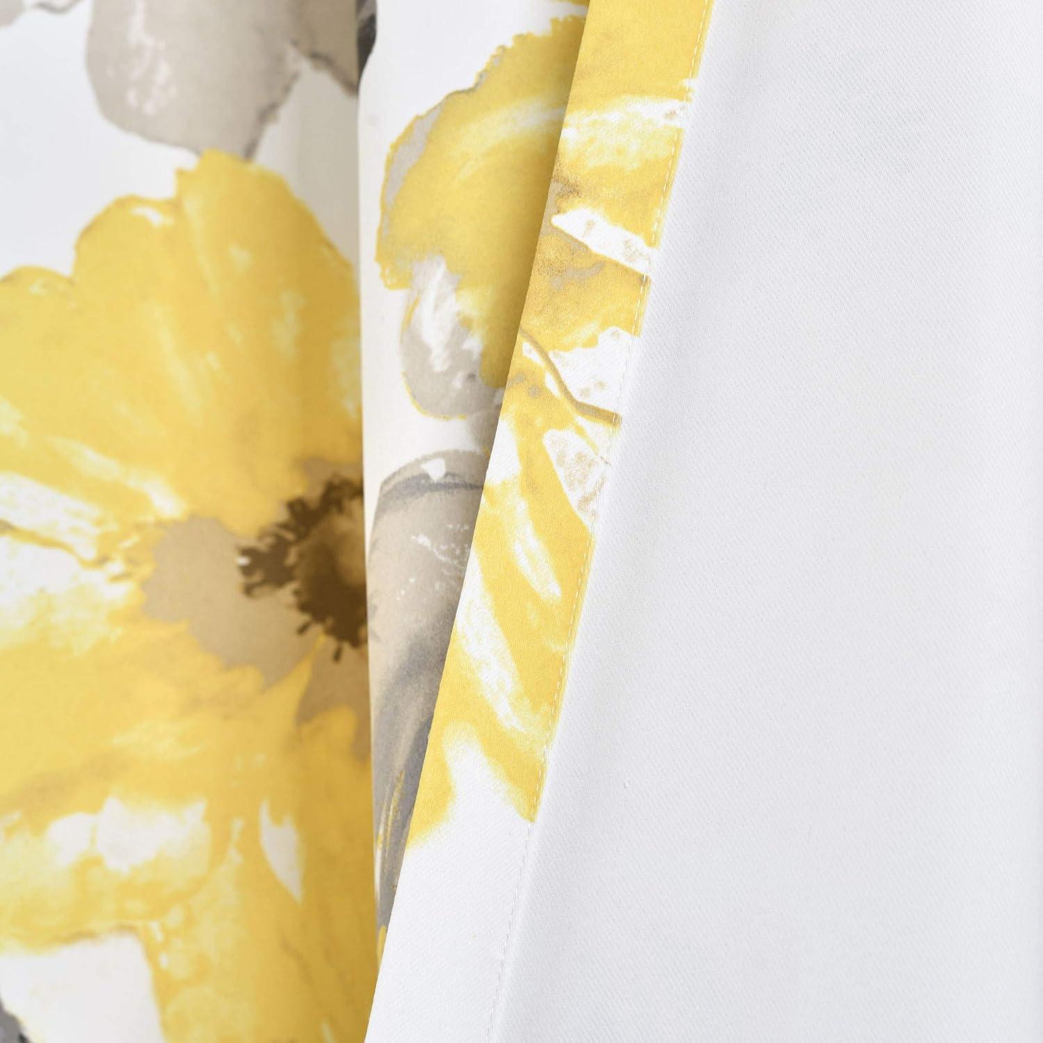 Lush Decor Leah Polyester Room Darkening Curtain Pair (Set of 2)