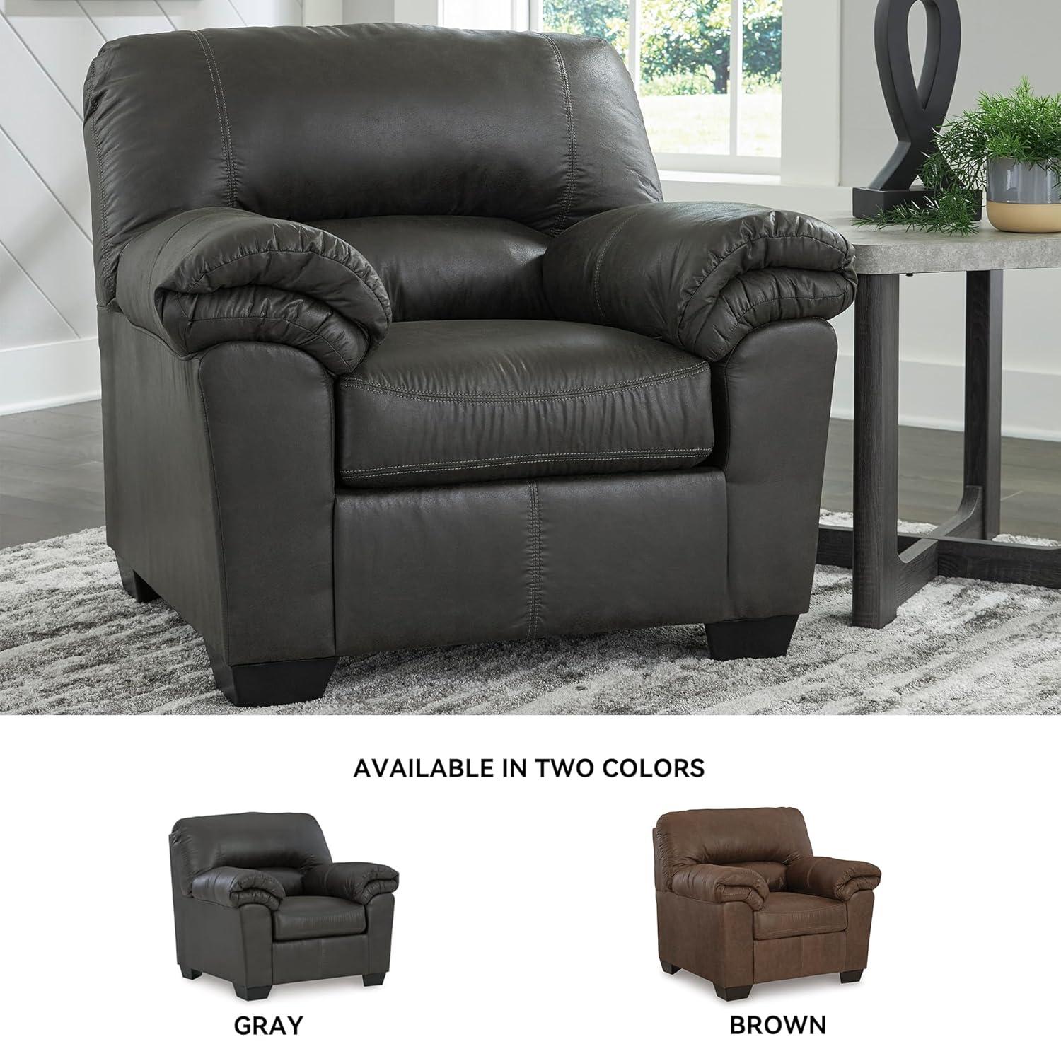 Antolin Faux Leather Armchair