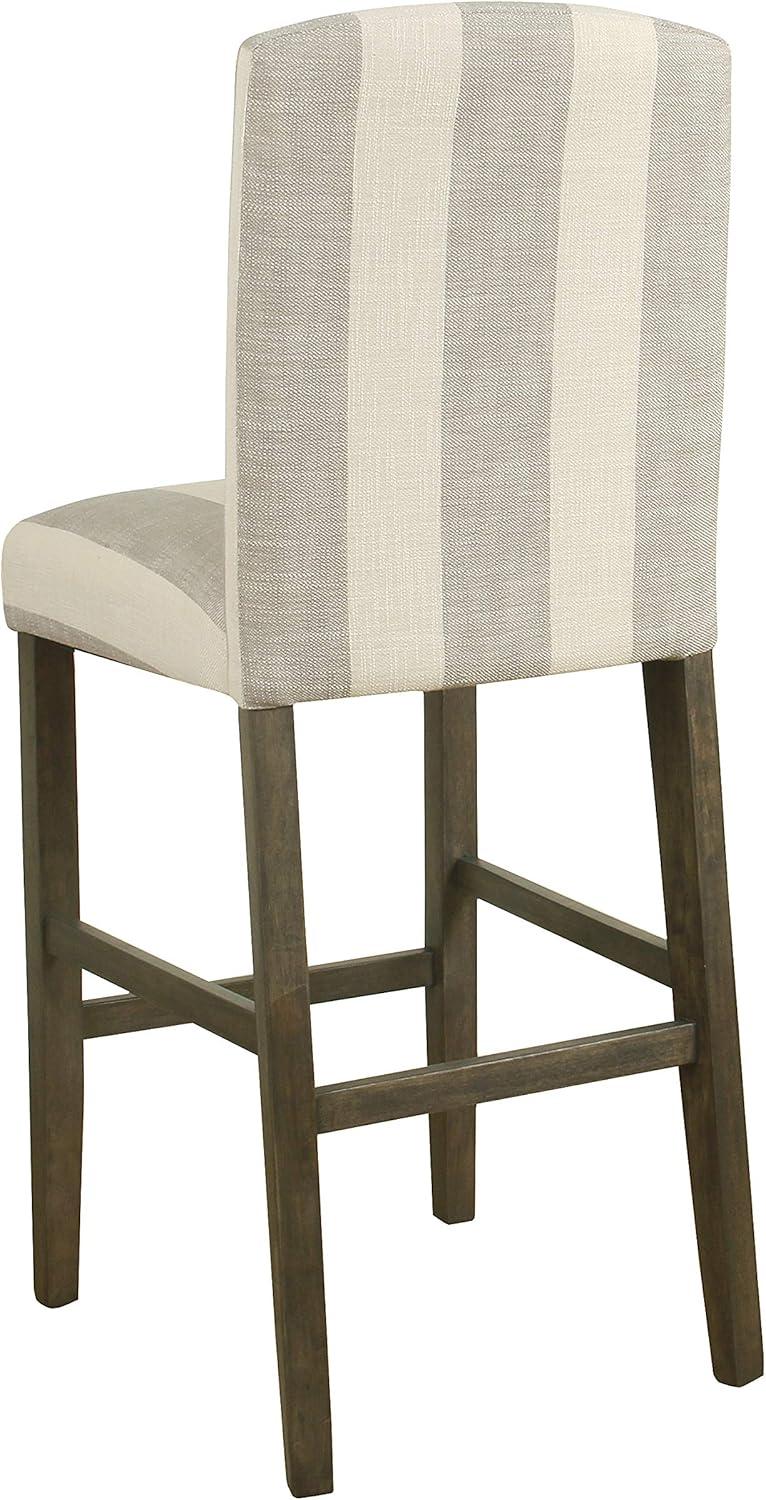 24" Curved Top Counter Height Barstool - HomePop