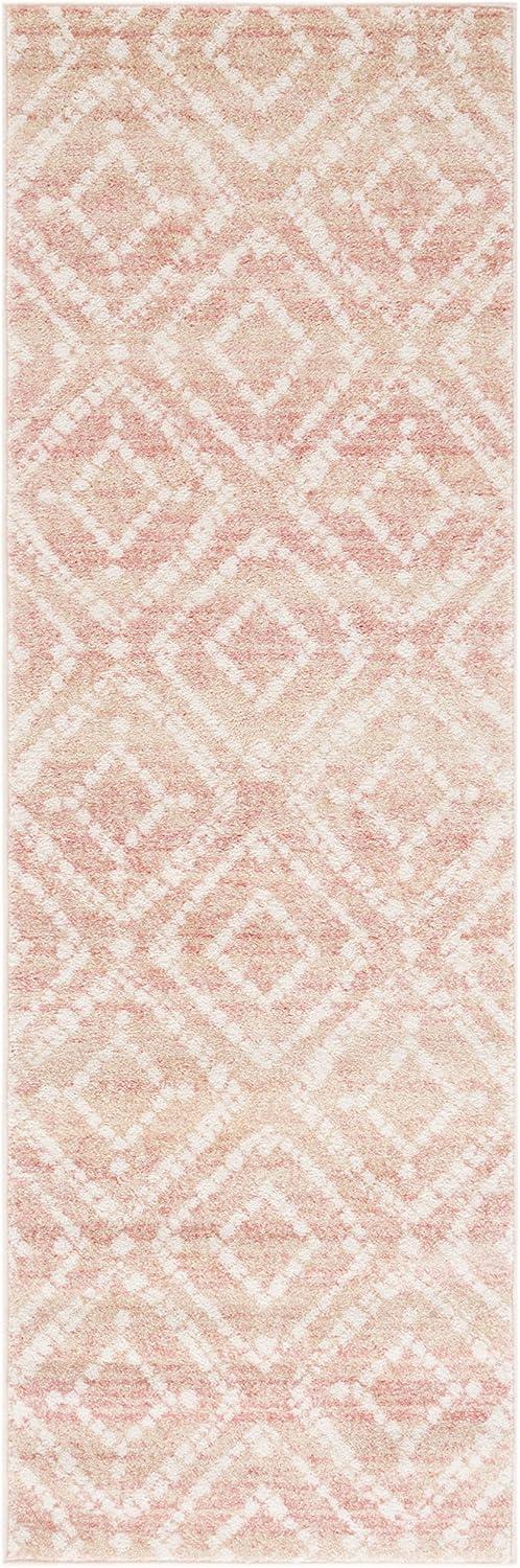 SAFAVIEH Adirondack Lecia Geometric Area Rug, Rose/Gold, 5'1" x 7'6"