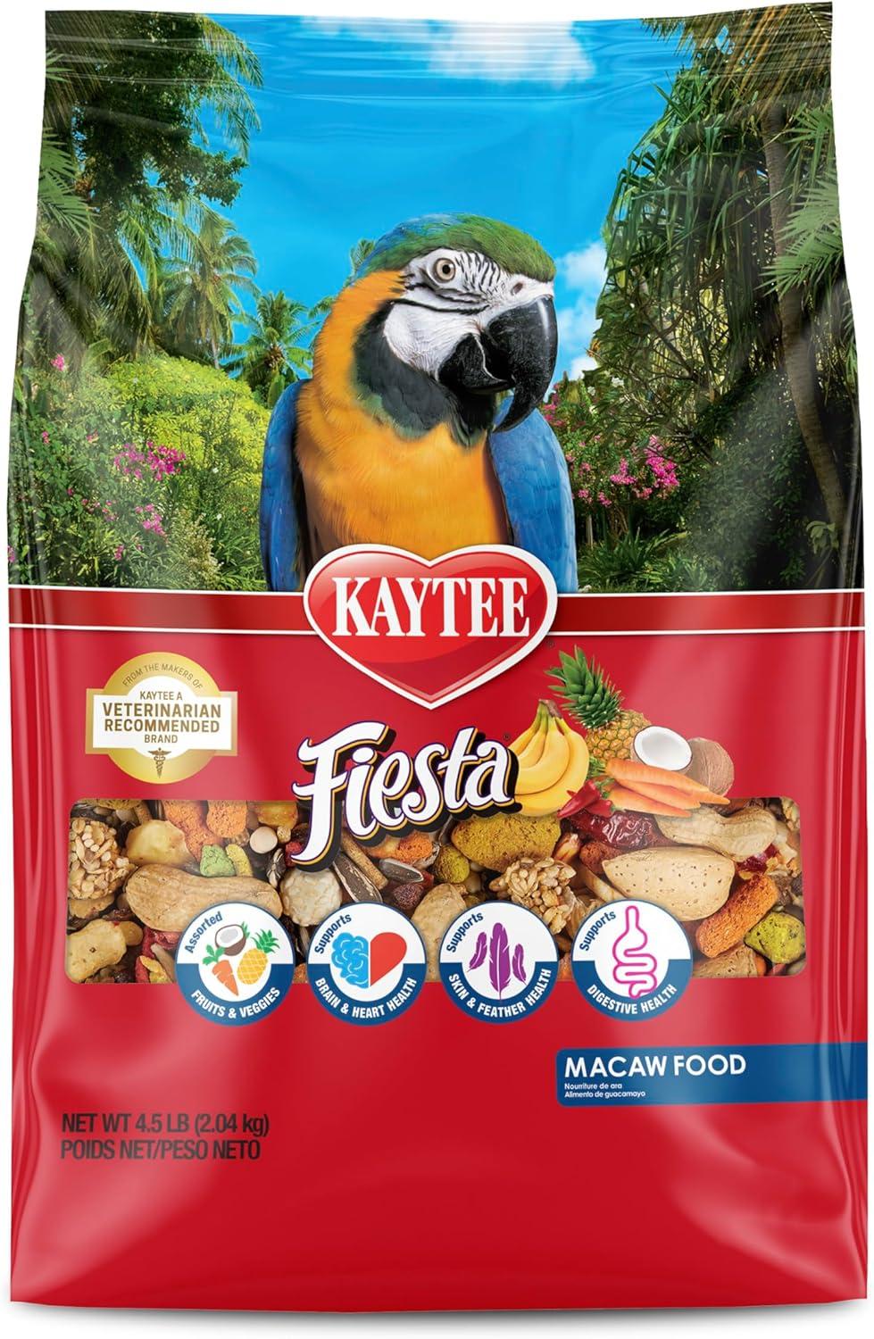 Kaytee Fiesta Macaw Food 4.5 pounds