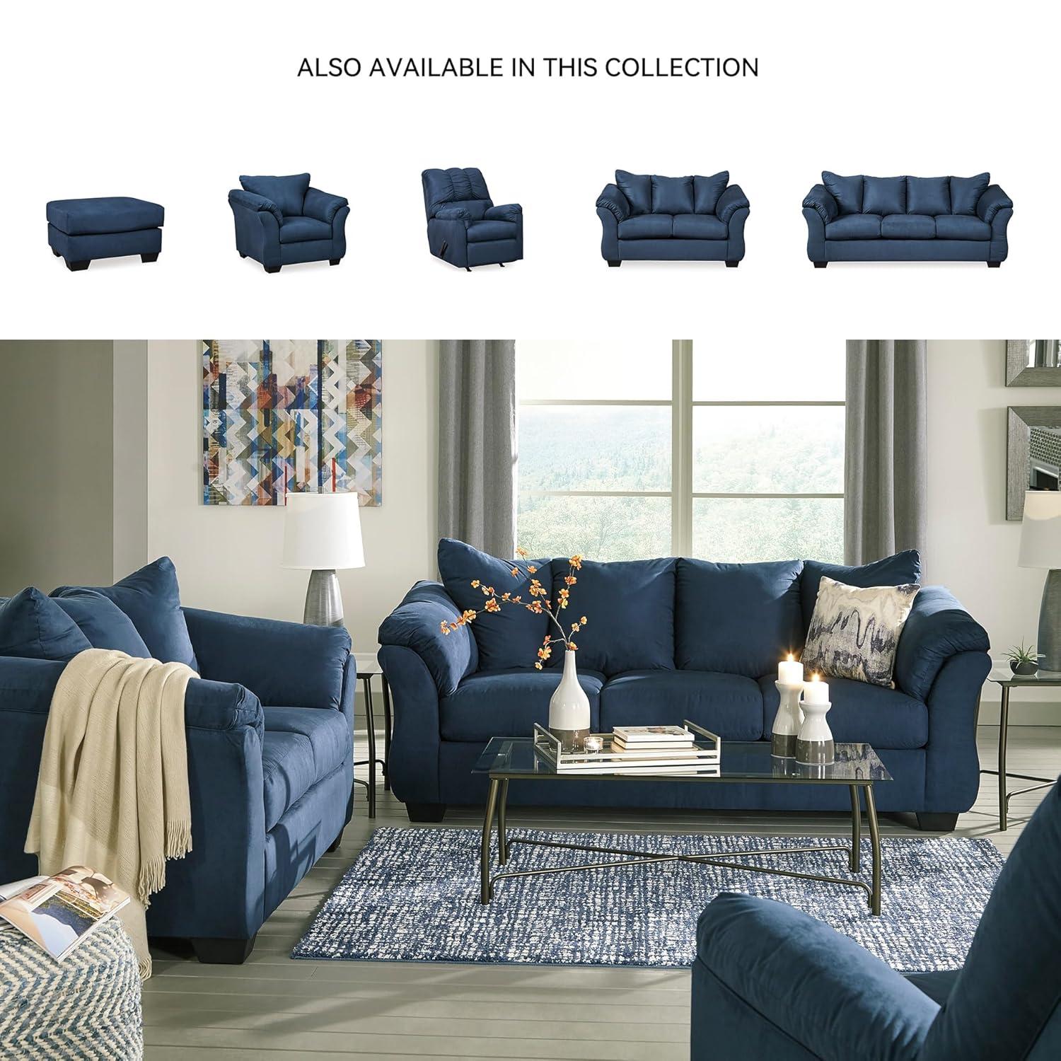 Signature Design by Ashley Darcy Loveseat in Blue