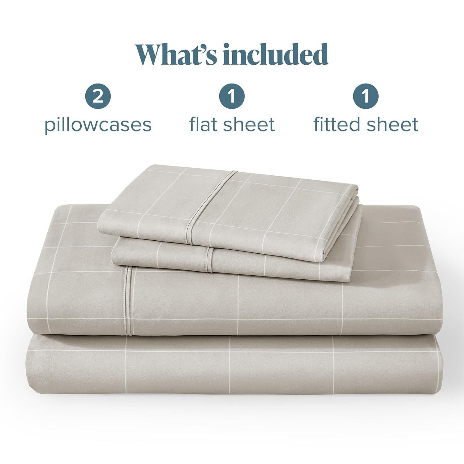 Bare Home Sheet Set - Luxury 1800 Ultra-Soft Microfiber Bed Sheets - Double Brushed - Deep Pockets - Easy Fit