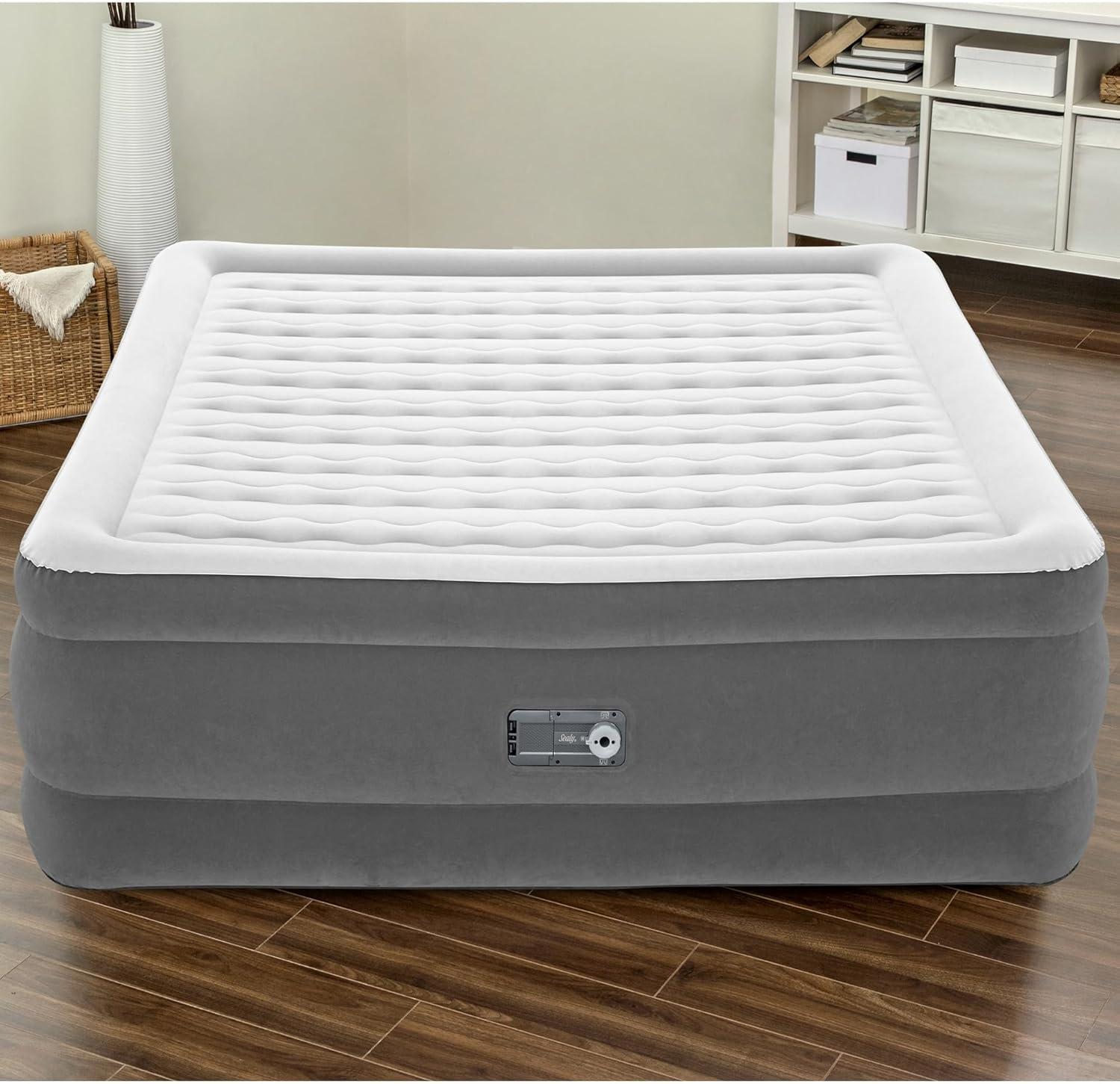 SEALY Tritech Air Mattress King Built-in AC Pump 80" x 76" x 22"