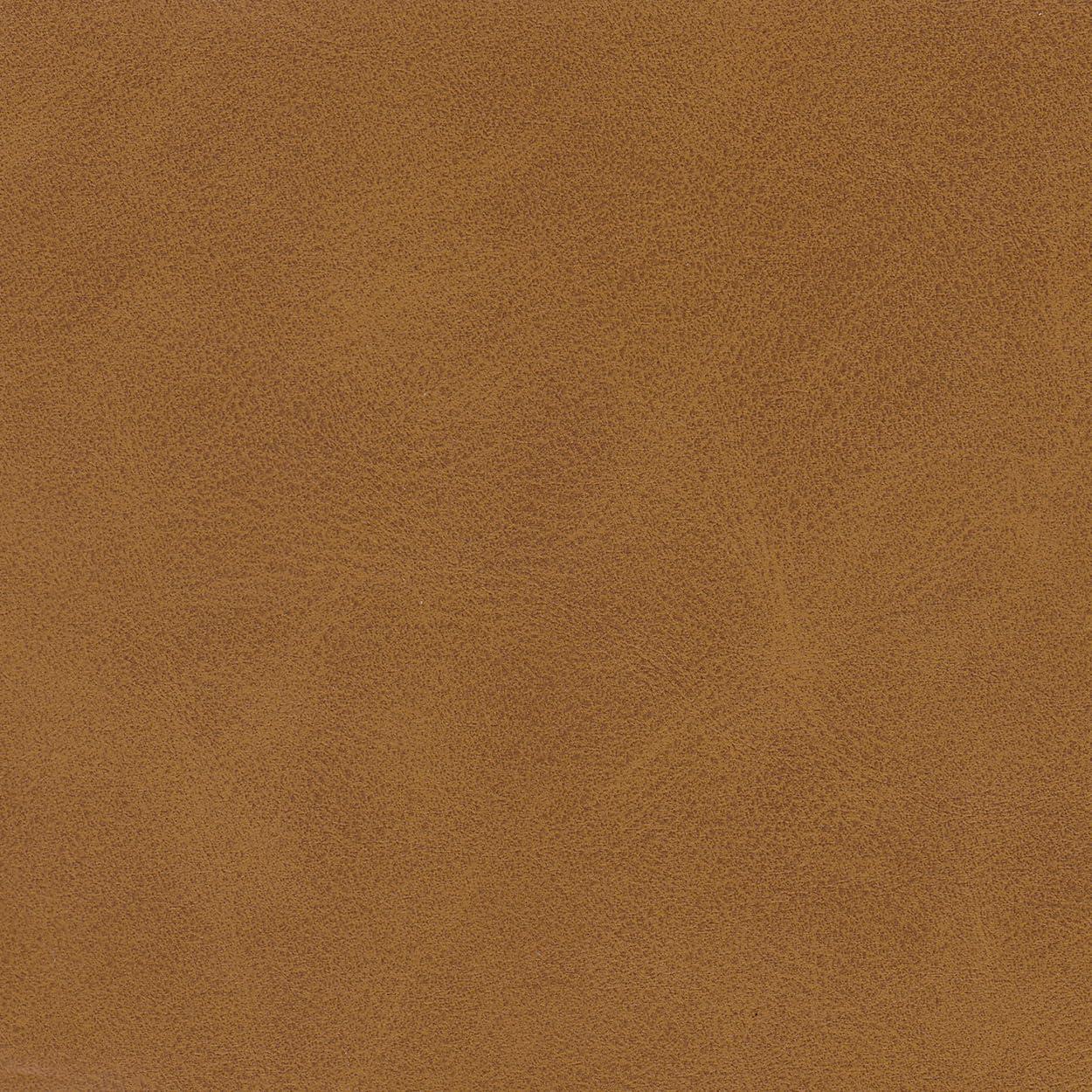 24" Open Back Metal Counter Height Barstool Faux Leather Carmel - HomePop: Kitchen Island Seating, Industrial Style