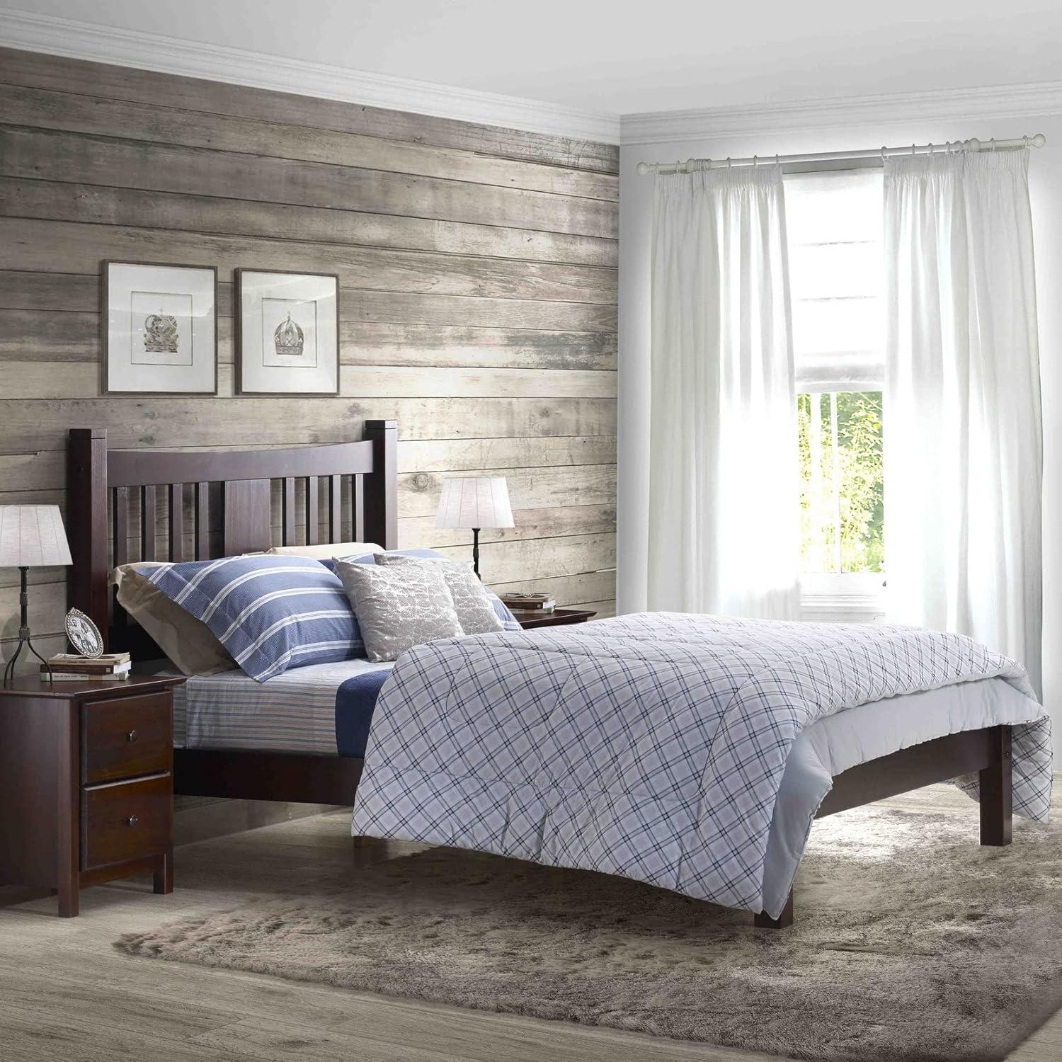 Shaker Solid Wood Slat Bed