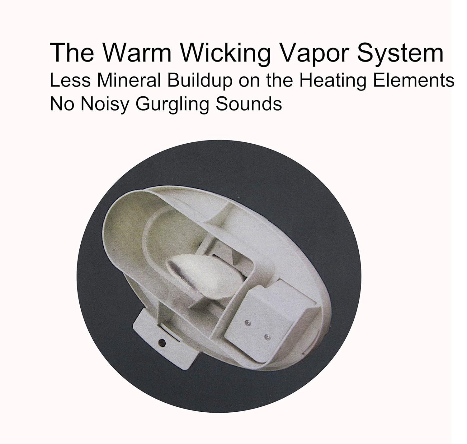 Optimus Optimus Warm Mist Console Humidifier for 1000 Cubic Feet