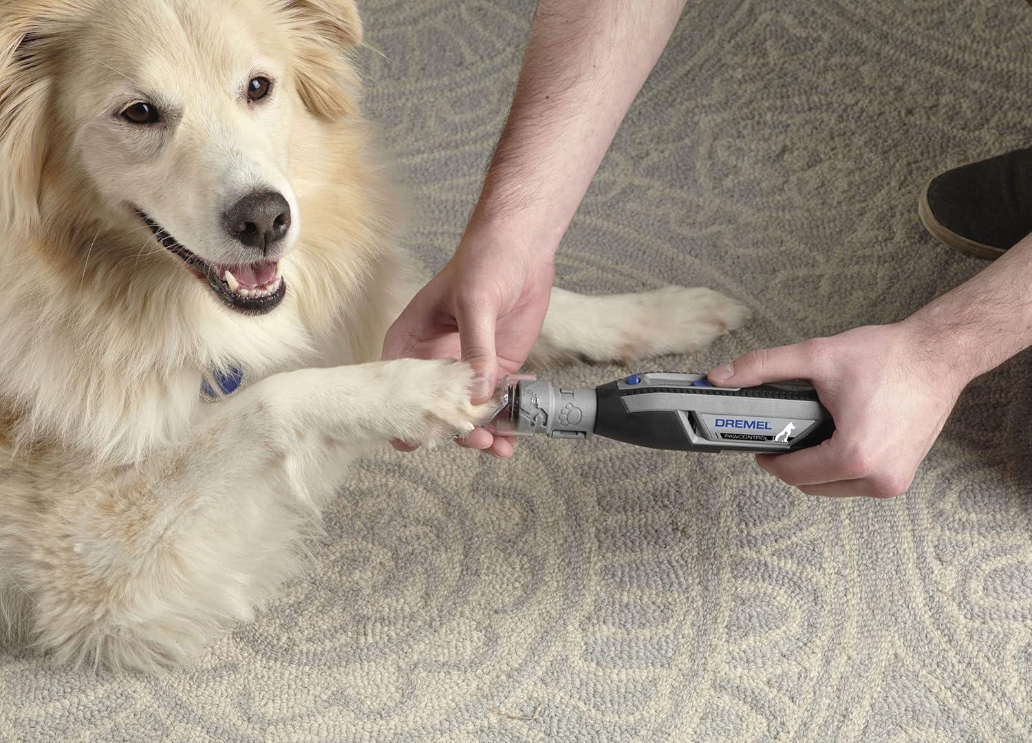 Cordless Black and Silver Pet Nail Grinder Kit