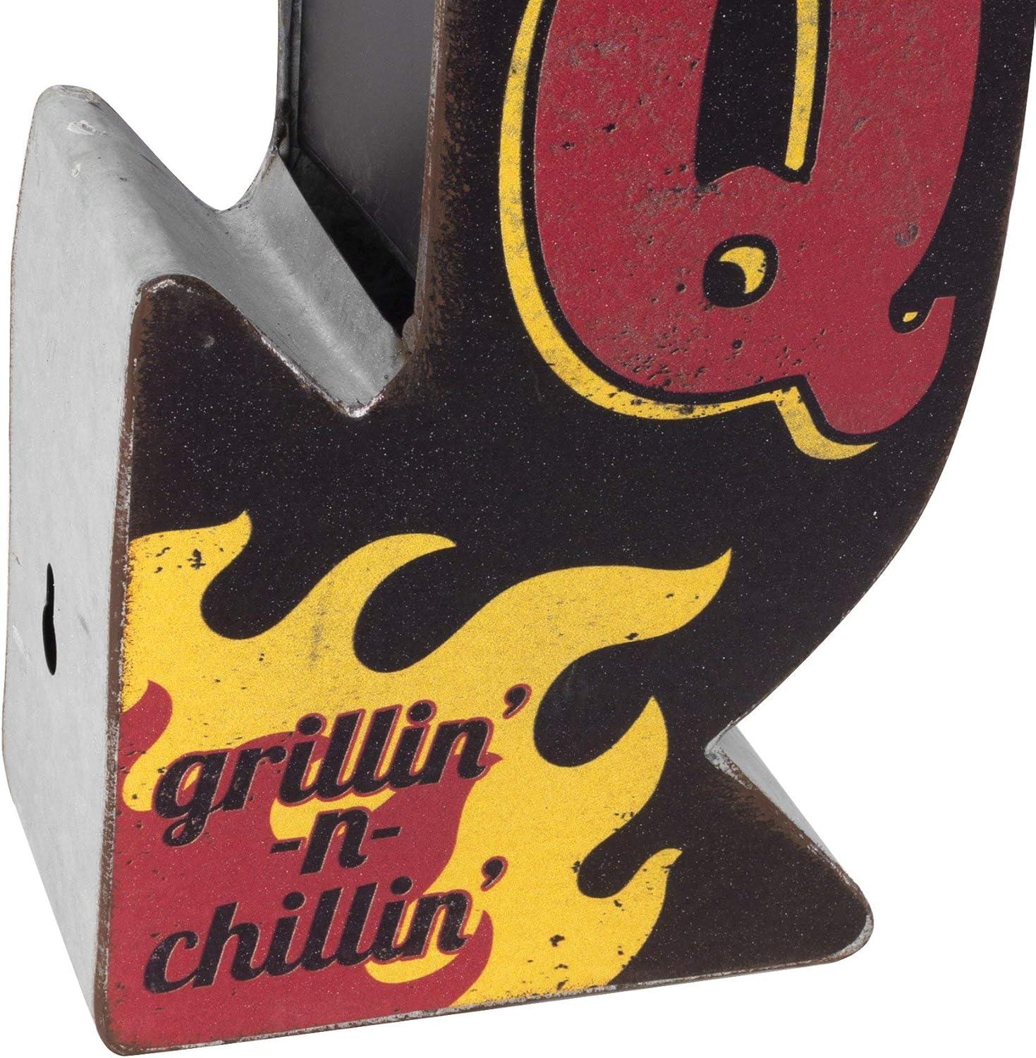 Famous LED BBQ Vintage Marquee Off the Wall Sign - American Art Decor