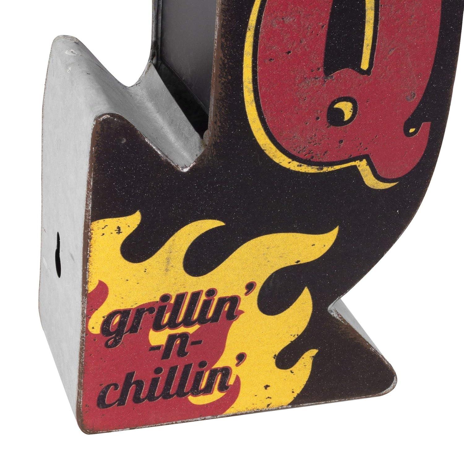 Famous LED BBQ Vintage Marquee Off the Wall Sign - American Art Decor