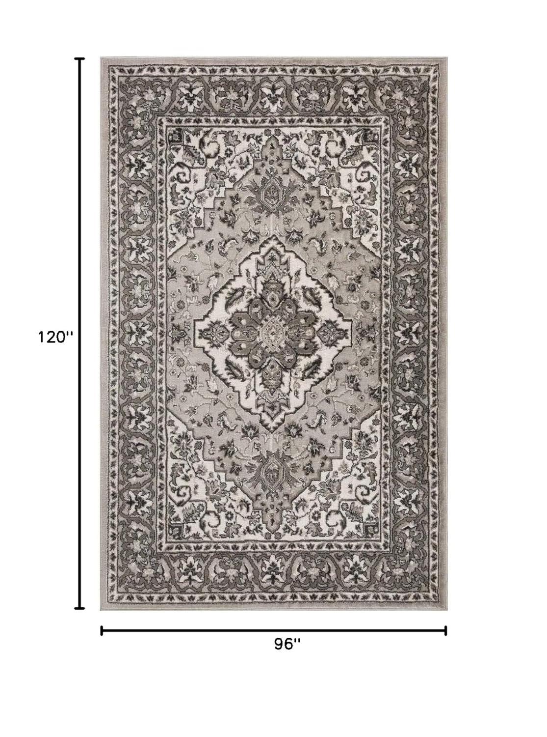Superior Glendale Oriental Medallion Indoor Area Rug, 8'x10', Rivulet