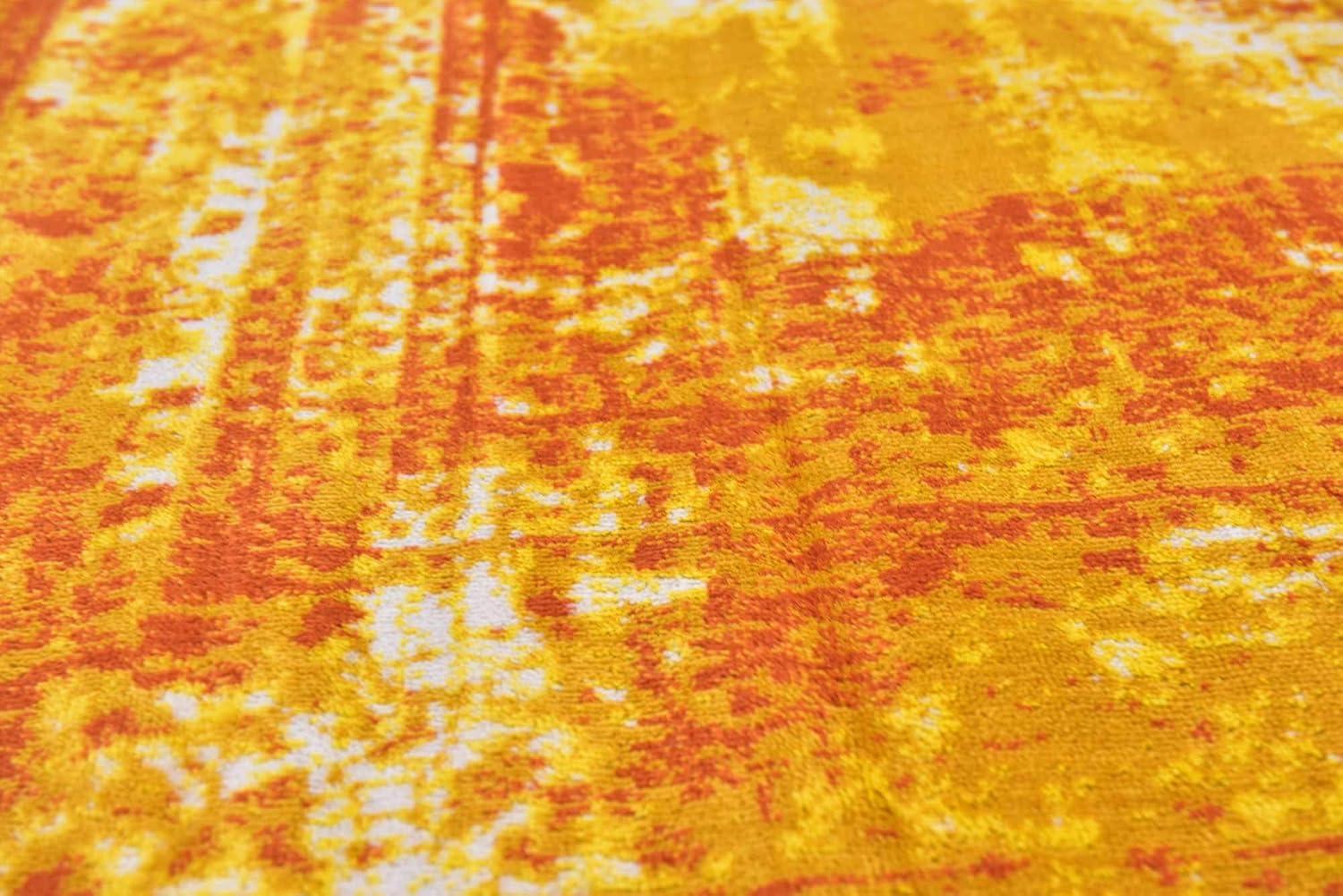 Unique Loom 8' 0 x 8' 0 Square Sofia Orange Area Rug
