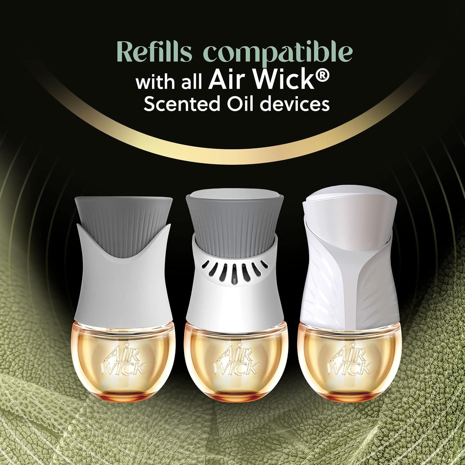 Air Wick Vibrant Scented Oil Air Freshener Refill - White Sage Mahogany - 3.35 fl oz/5ct