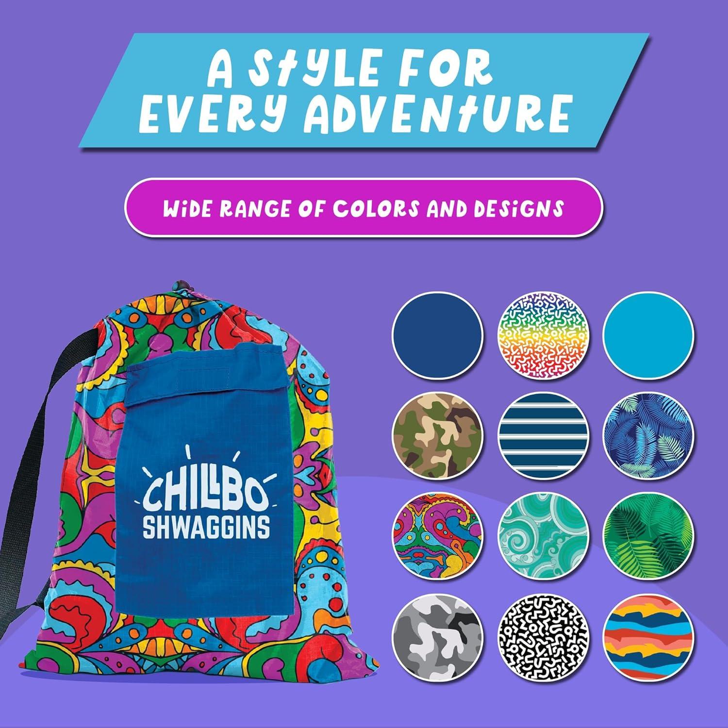 Chillbo Shwaggins Inflatable Couch – Cool Inflatable Chair Easy Setup is Perfect for Hiking Gear, Beach Chair and Music Festivals. (Royal Blue)