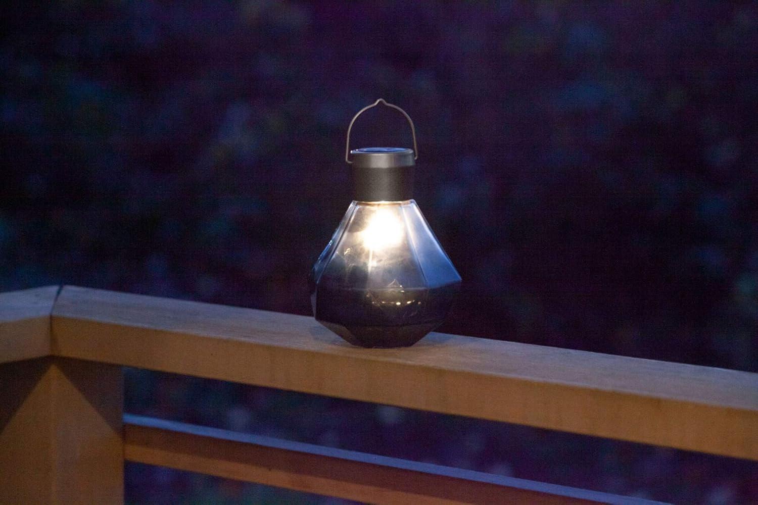 7'' Solar Powered Integrated LED Outdoor Lantern