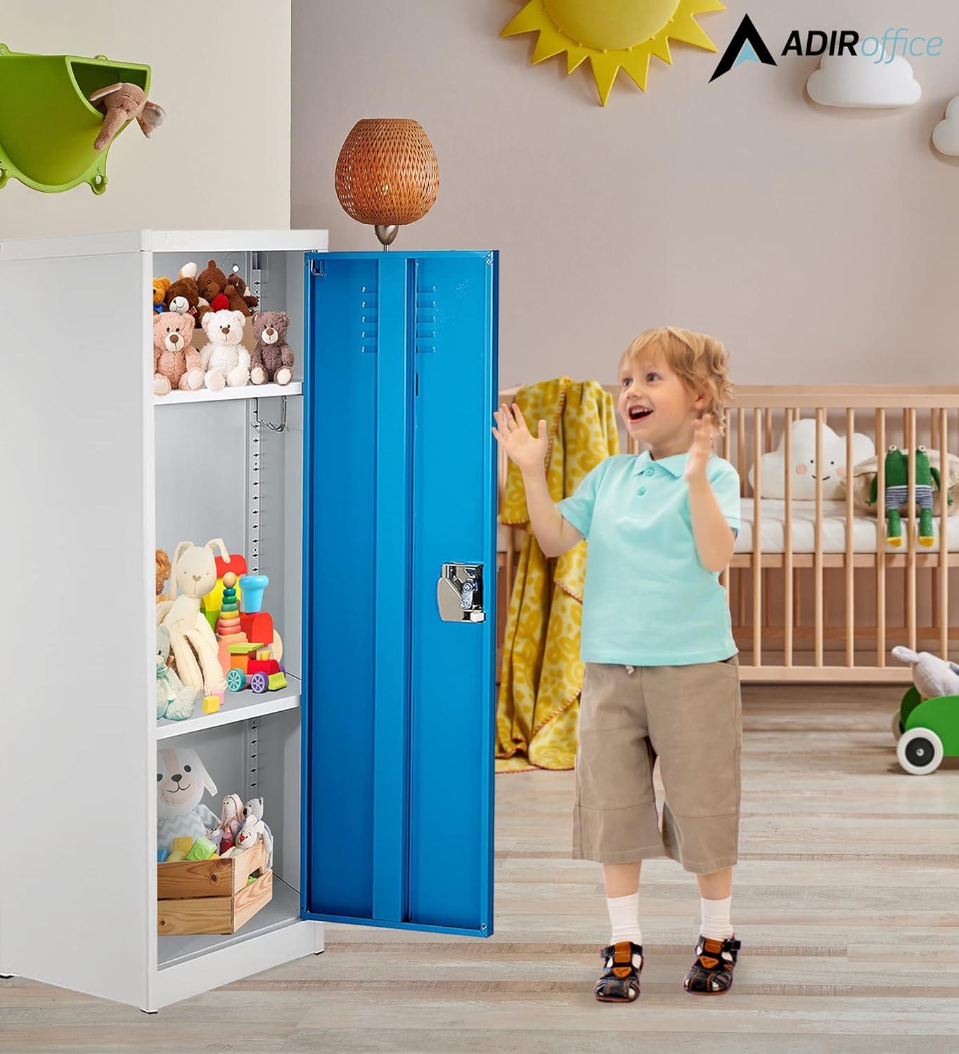 AdirOffice Steel 1-Tier School and Home Storage Locker