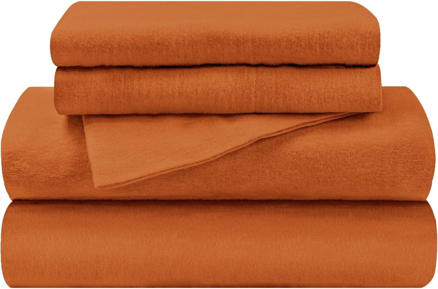 Superior Vintage Floral Paisley Flannel Cotton Bed Sheet Set