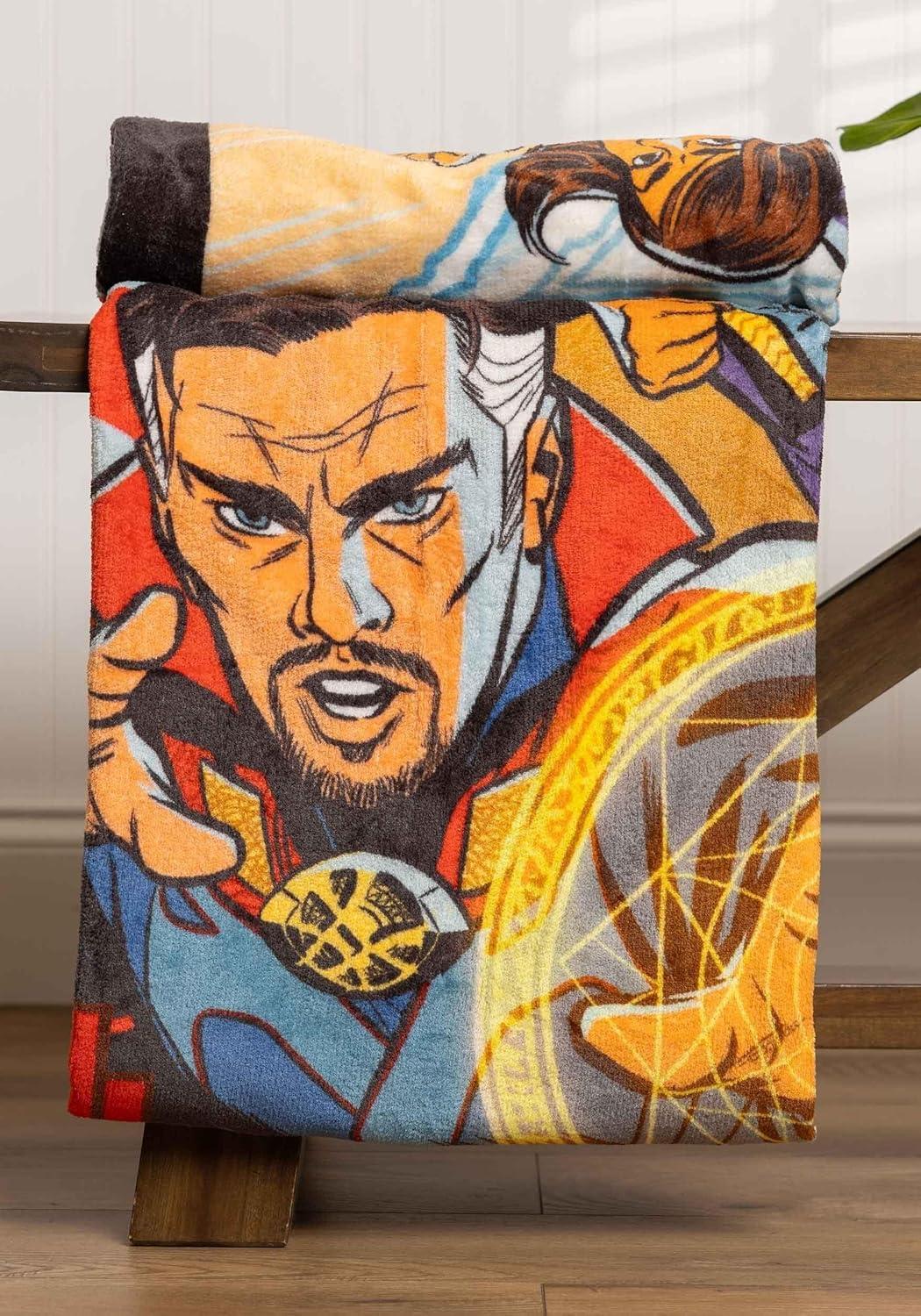 Dr. Strange Comic Madness Throw Blanket