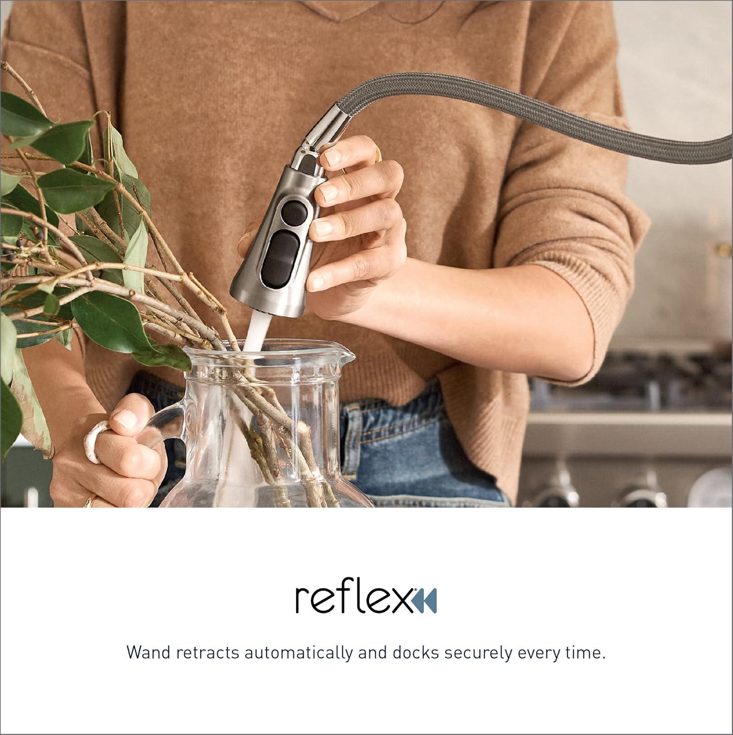 Moen Align One-Handle Pulldown Bar Faucet with Power Clean featuring Reflex