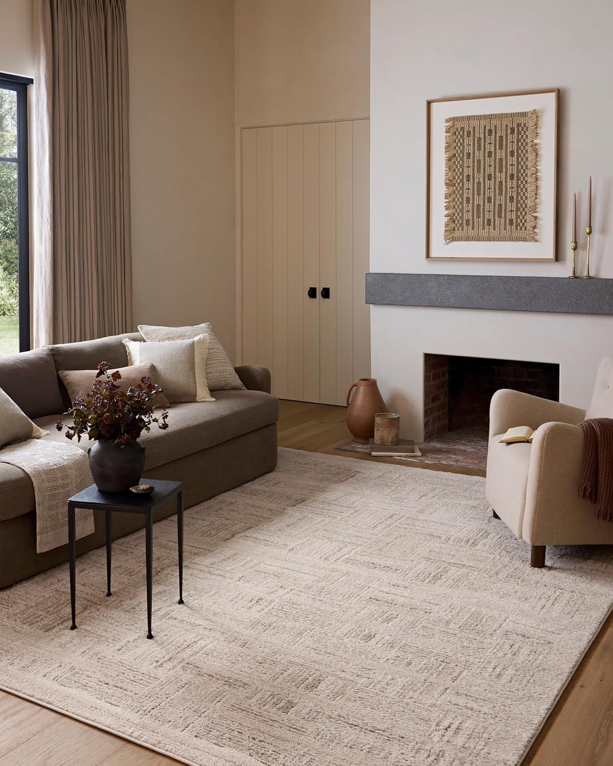 Amber Lewis x Loloi Amber Lewis x Loloi Monty  Ivory / Taupe Area Rug