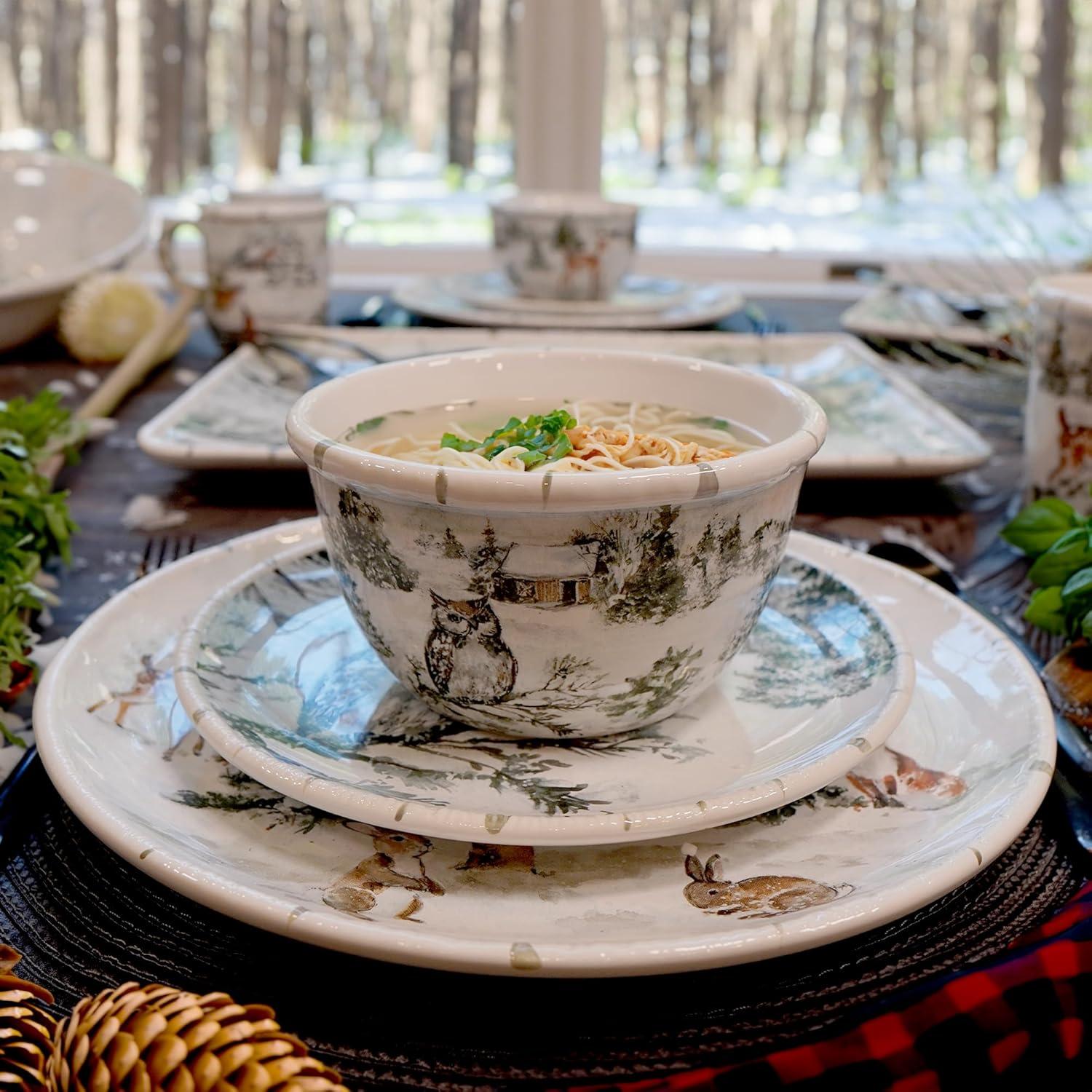 Winter's Frost Set of 4 Ice Cream Bowls