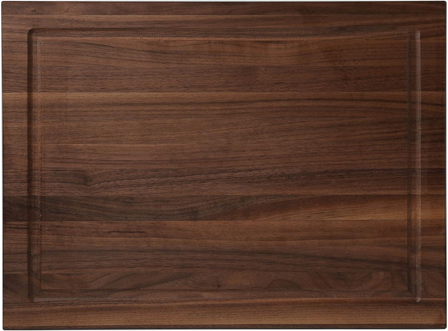 CONSDAN CONSDAN Wood Cutting Board, Black Walnut