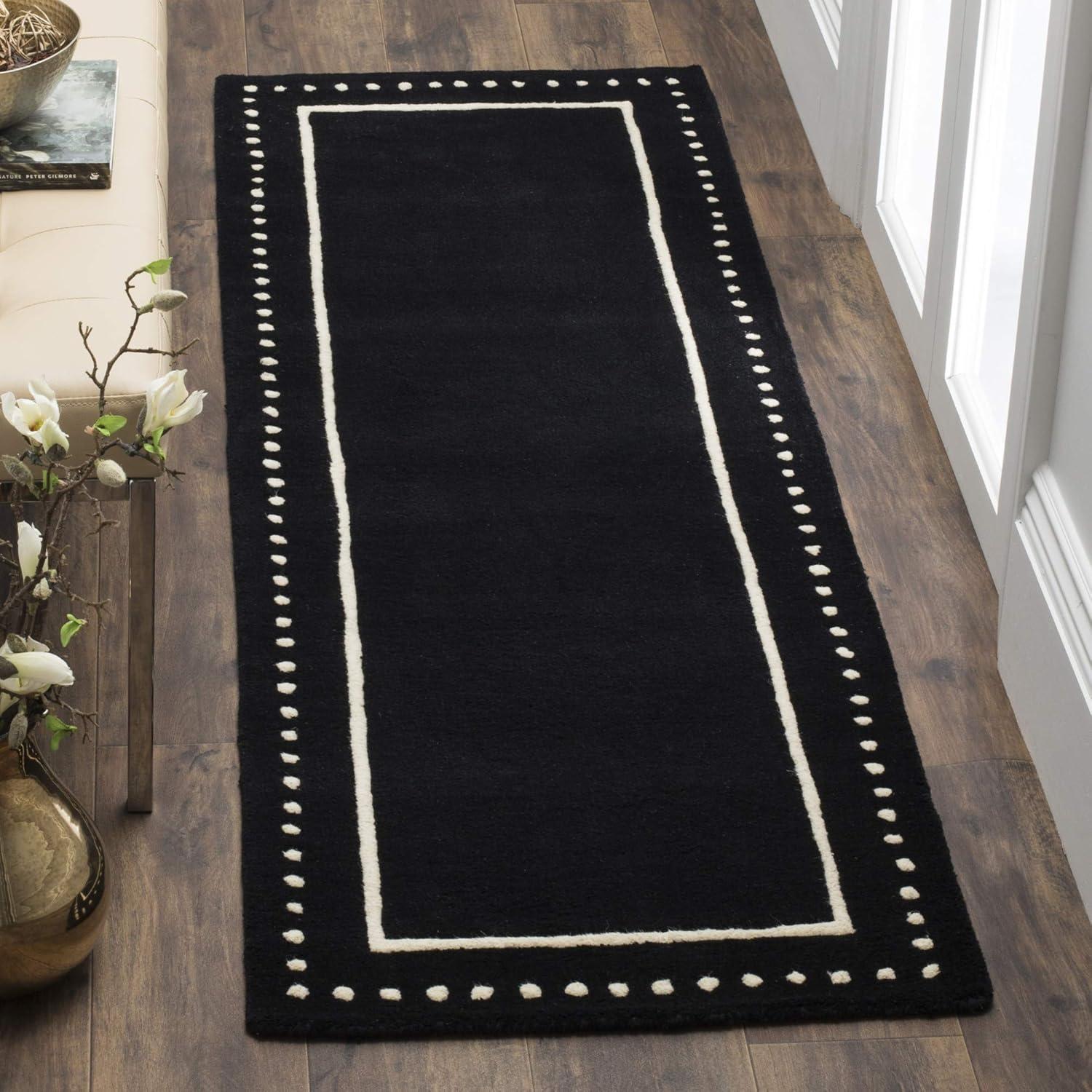 Ivory Elegance 2'3" x 7' Hand-Tufted Wool Runner Rug