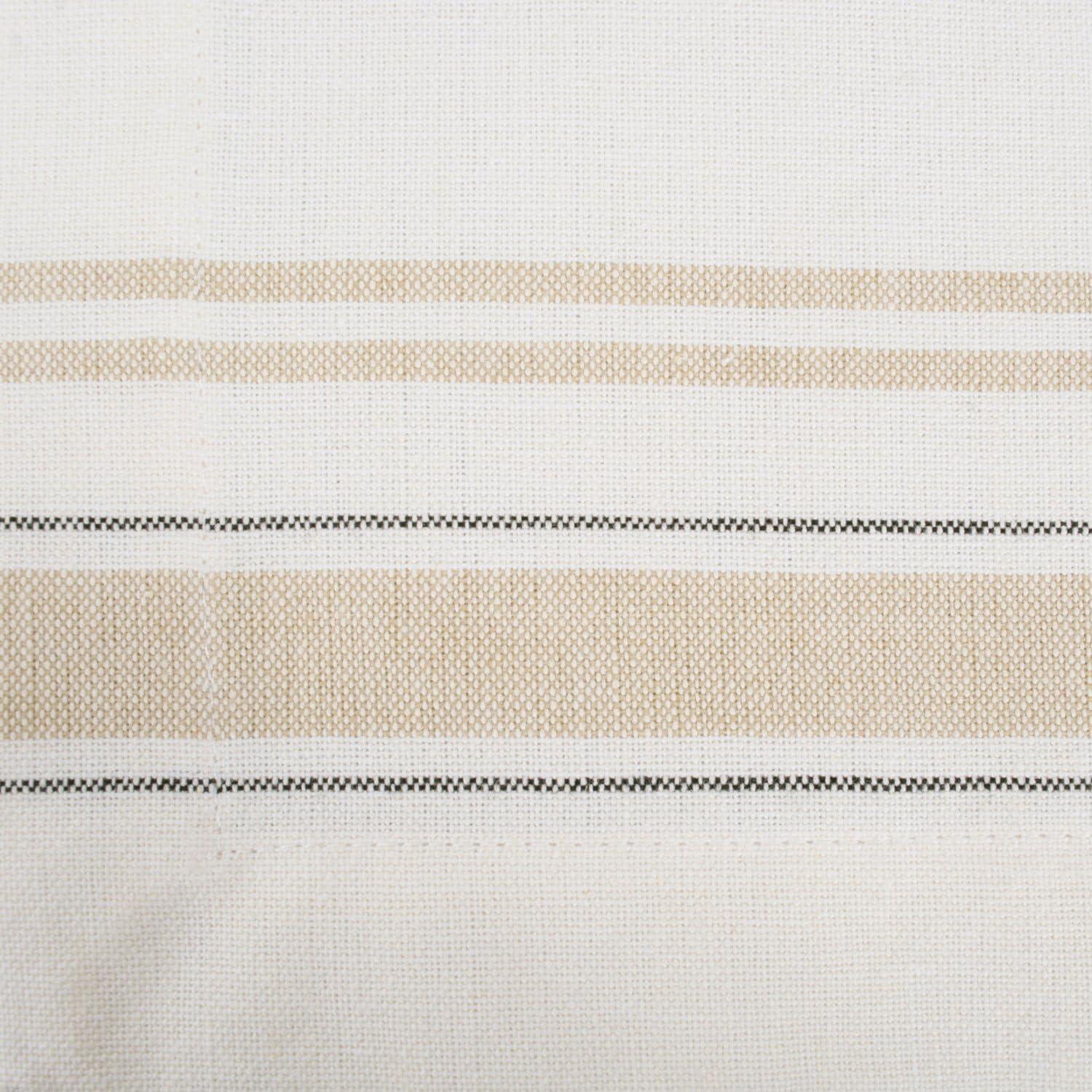 White Chambray French Stripe Placemat Set of 6