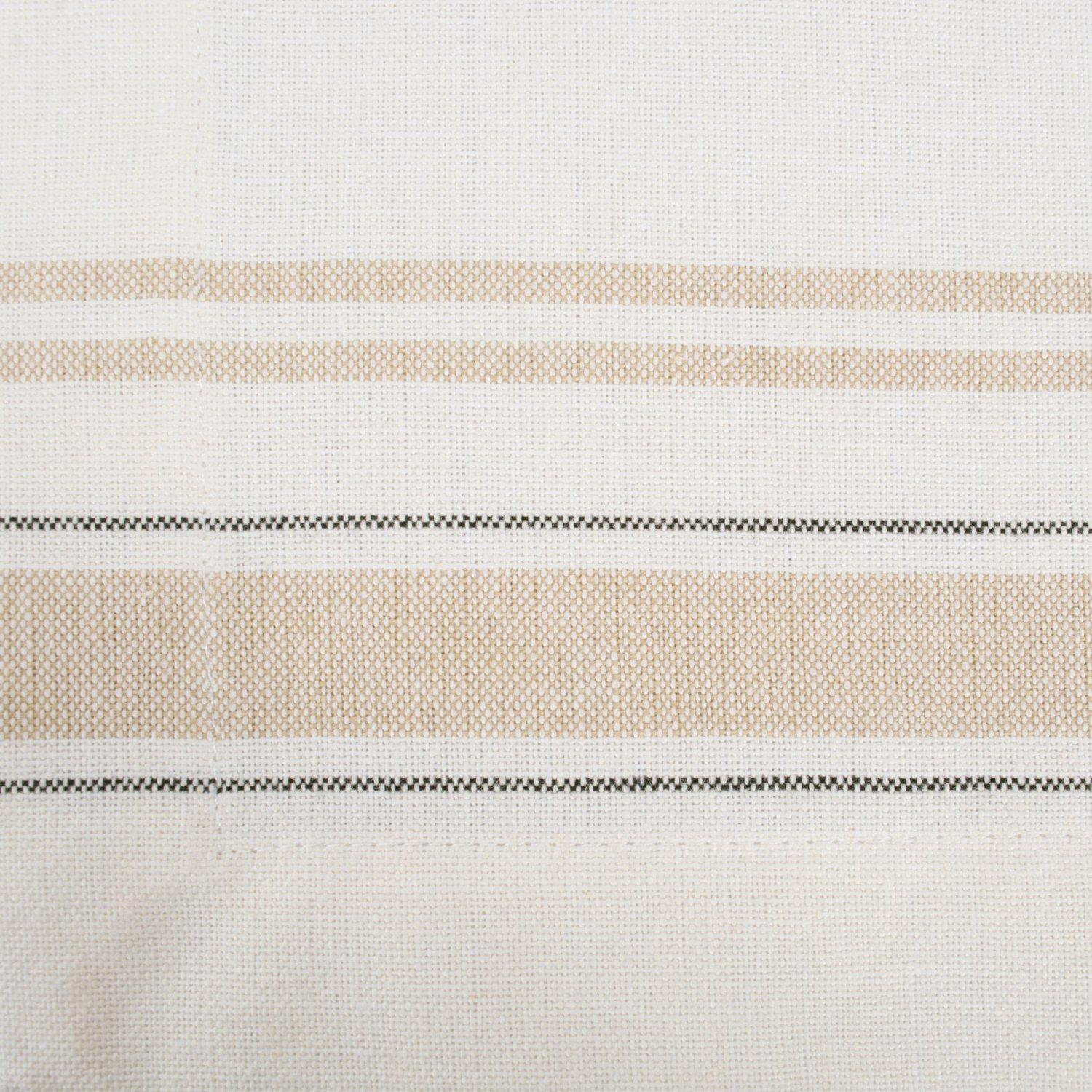 White Chambray French Stripe Placemat Set of 6