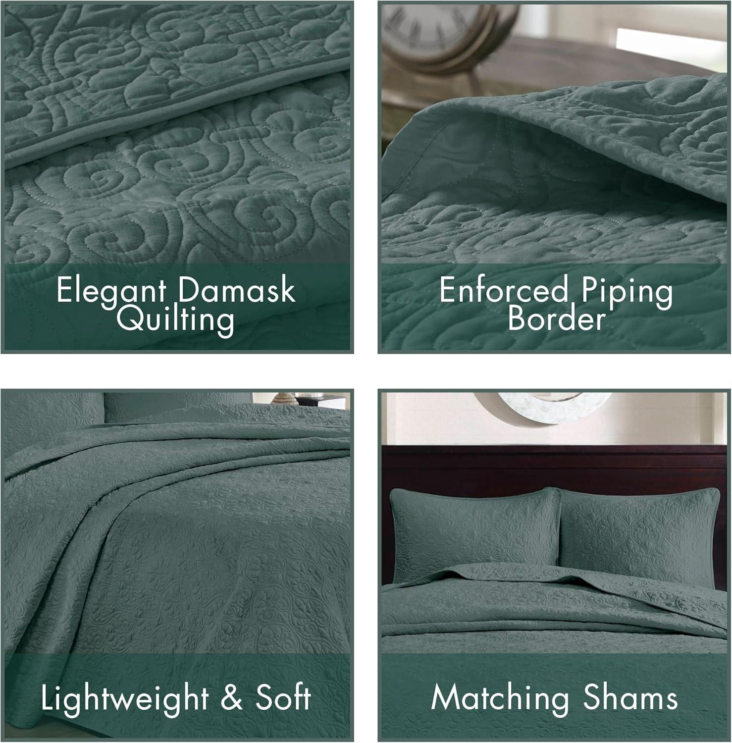 Madison Park Quebec Reversible Quilt Set