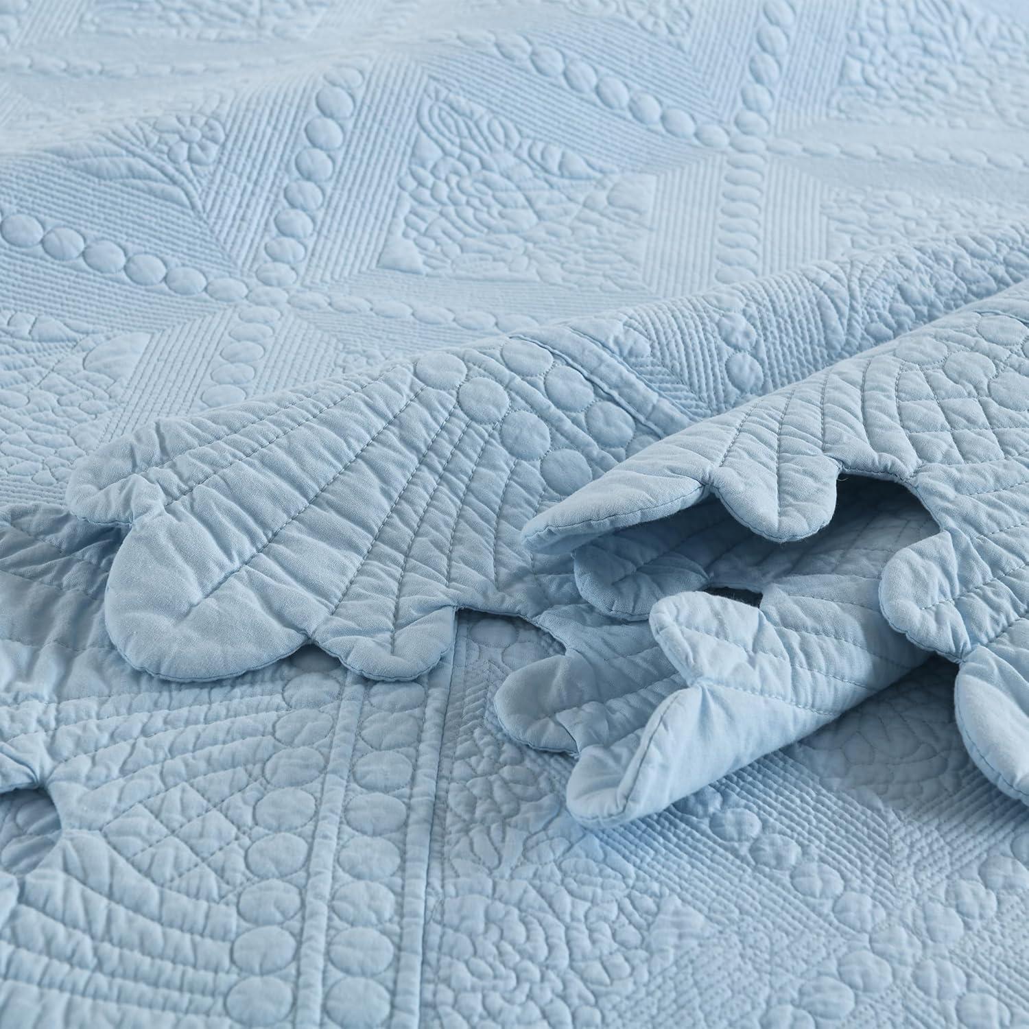 MarCielo Tkembroidery Cotton Abstract Quilt Set