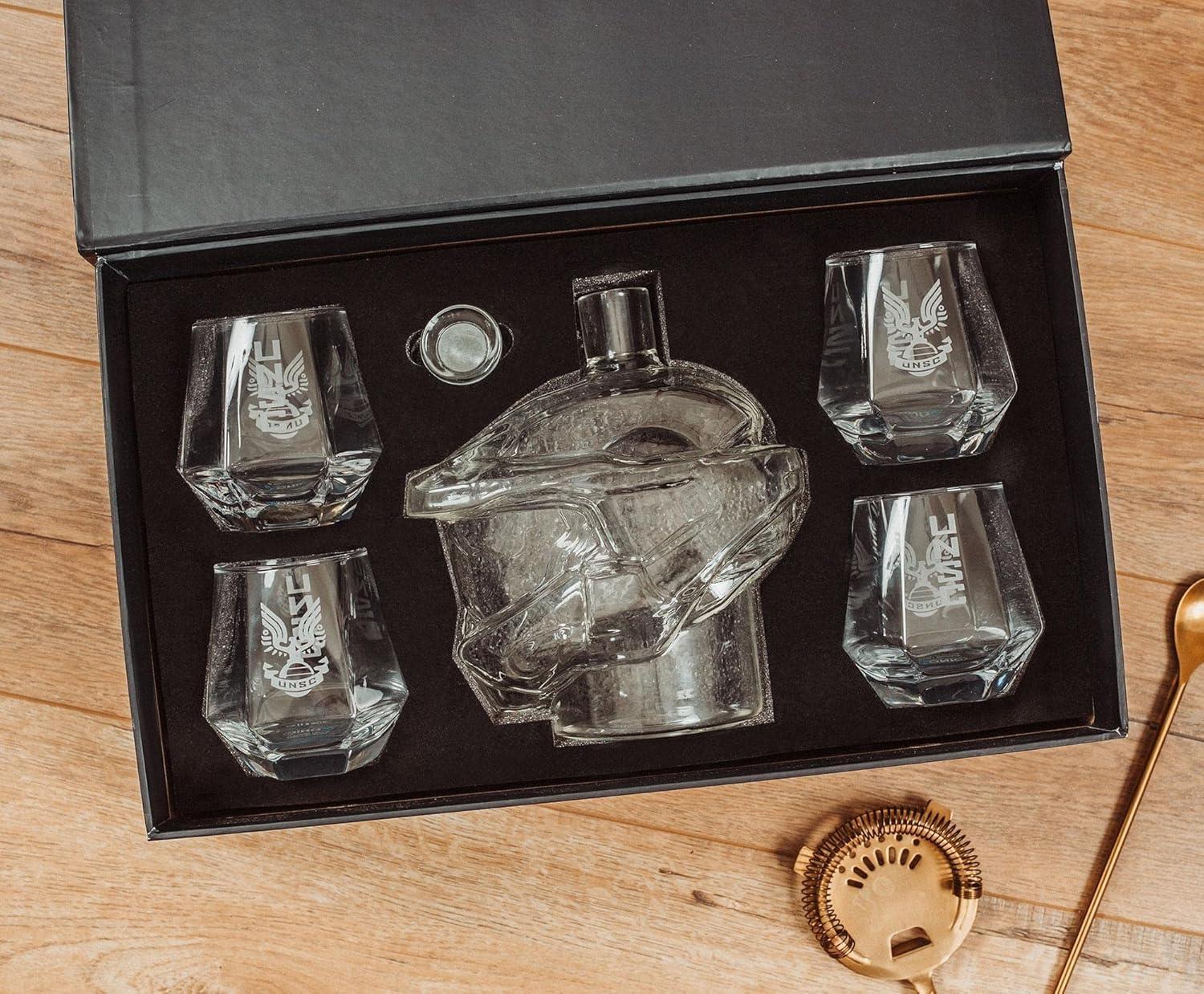 6 Piece Whiskey Decanter Set