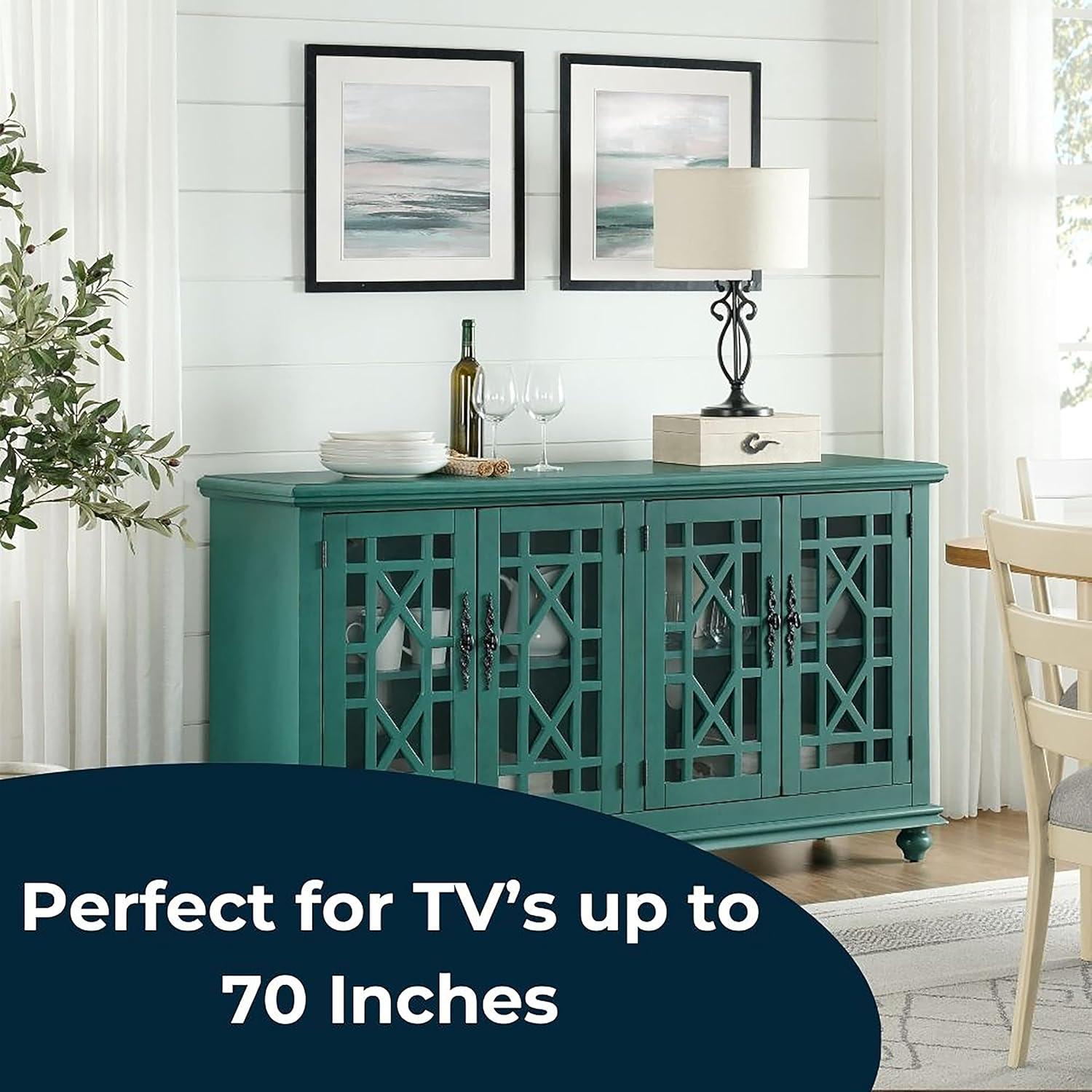 Martin Svensson Home Jules 63" TV Stand Teal Green Finish