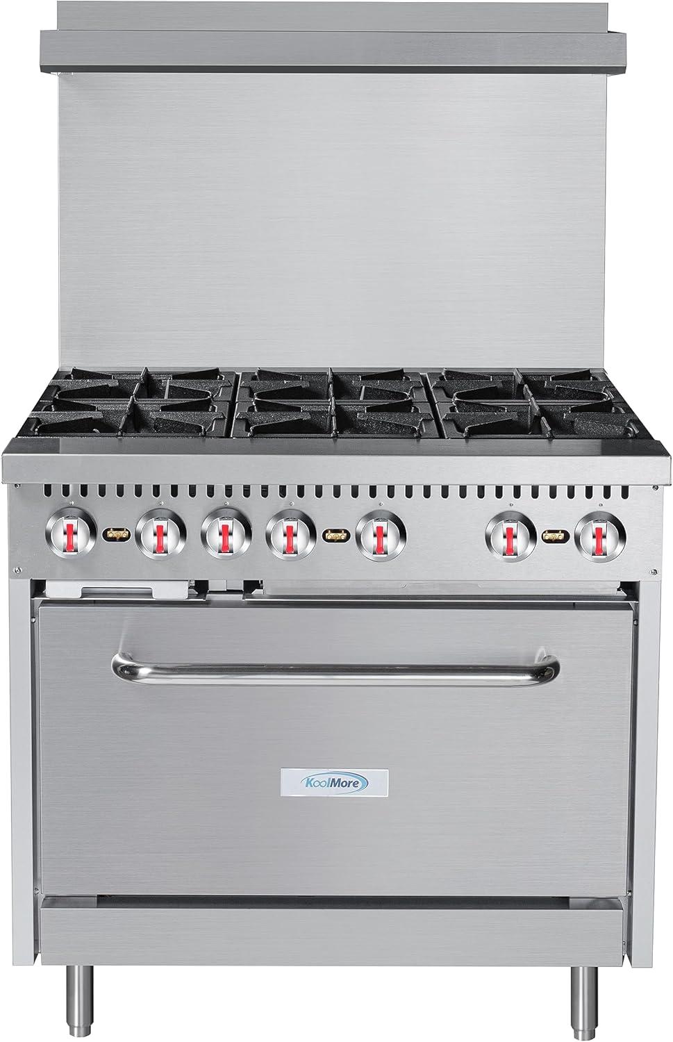 KoolMore KoolMore 36'' W Single Oven Commercial Gas Range