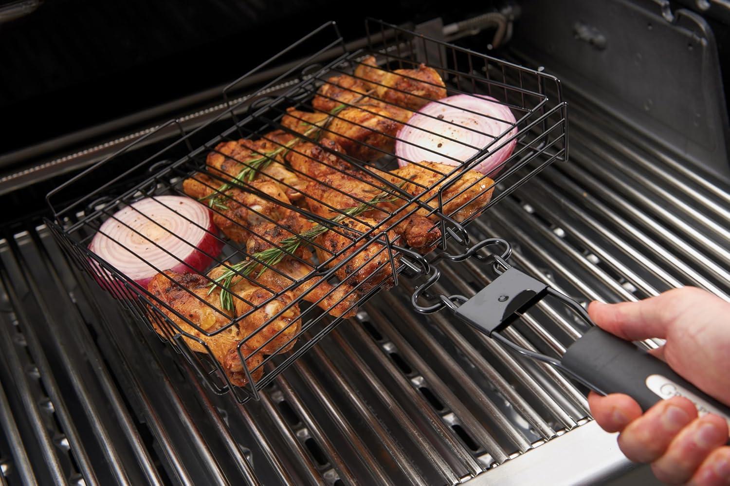 GrillPro Broiler Basket with Detachable Handle