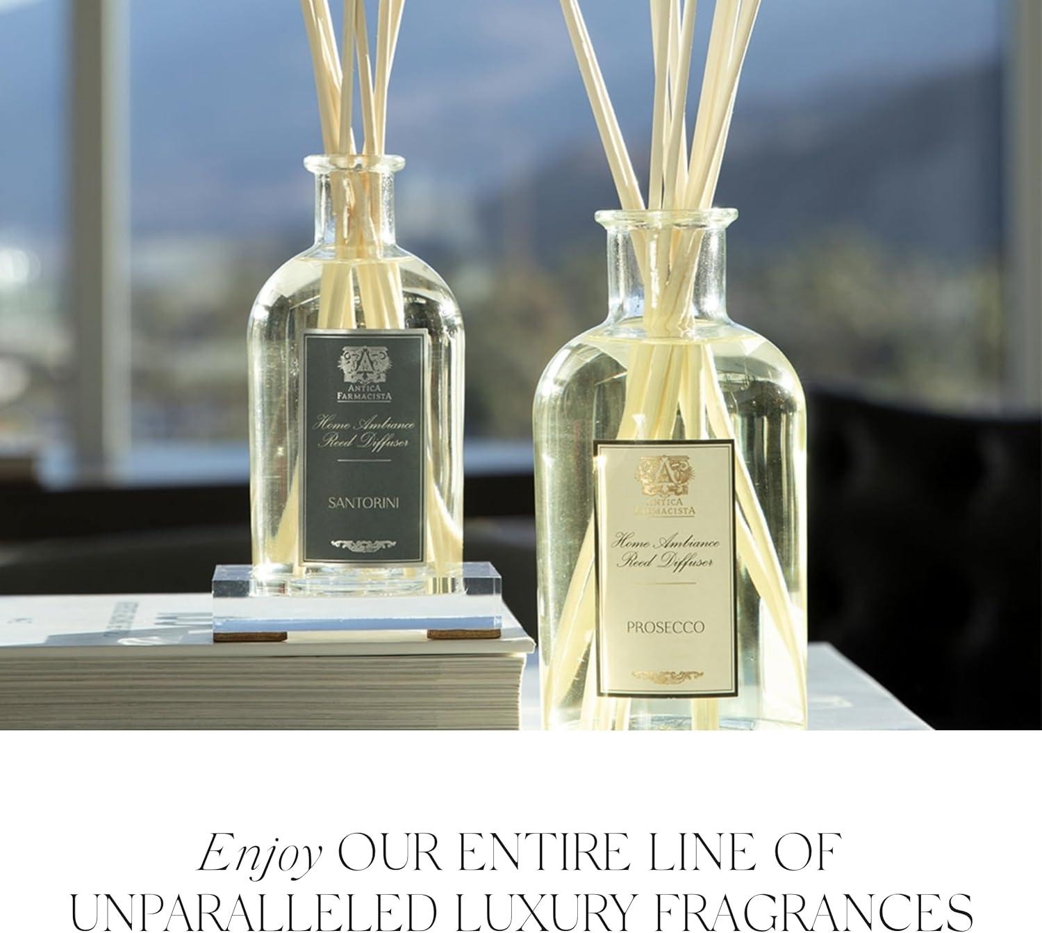 Santorini Essence 4" Luxe Reed Diffuser with Exotic Spices & Woods