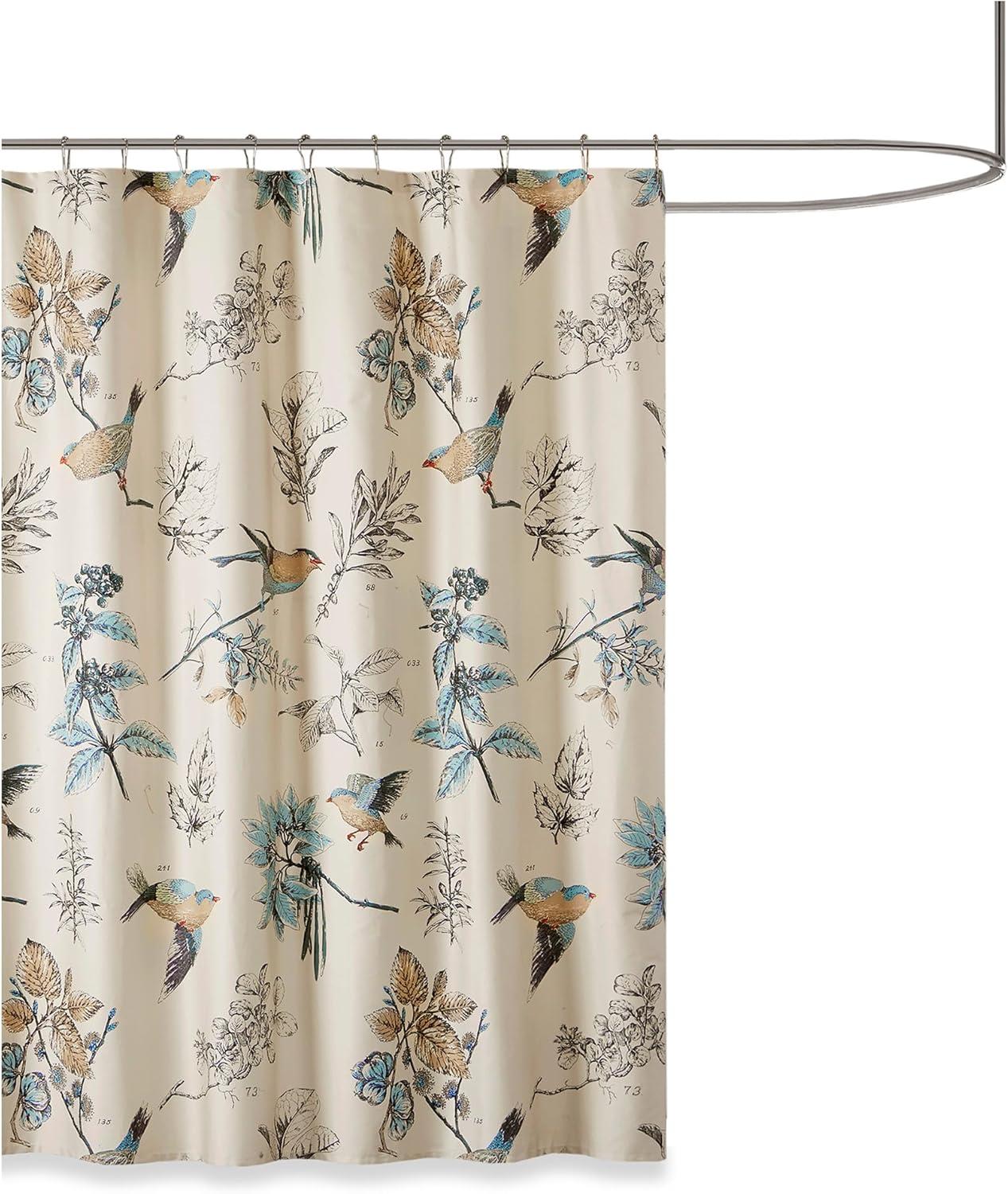 Madison Park Quincy 100% Cotton Single Shower Curtain