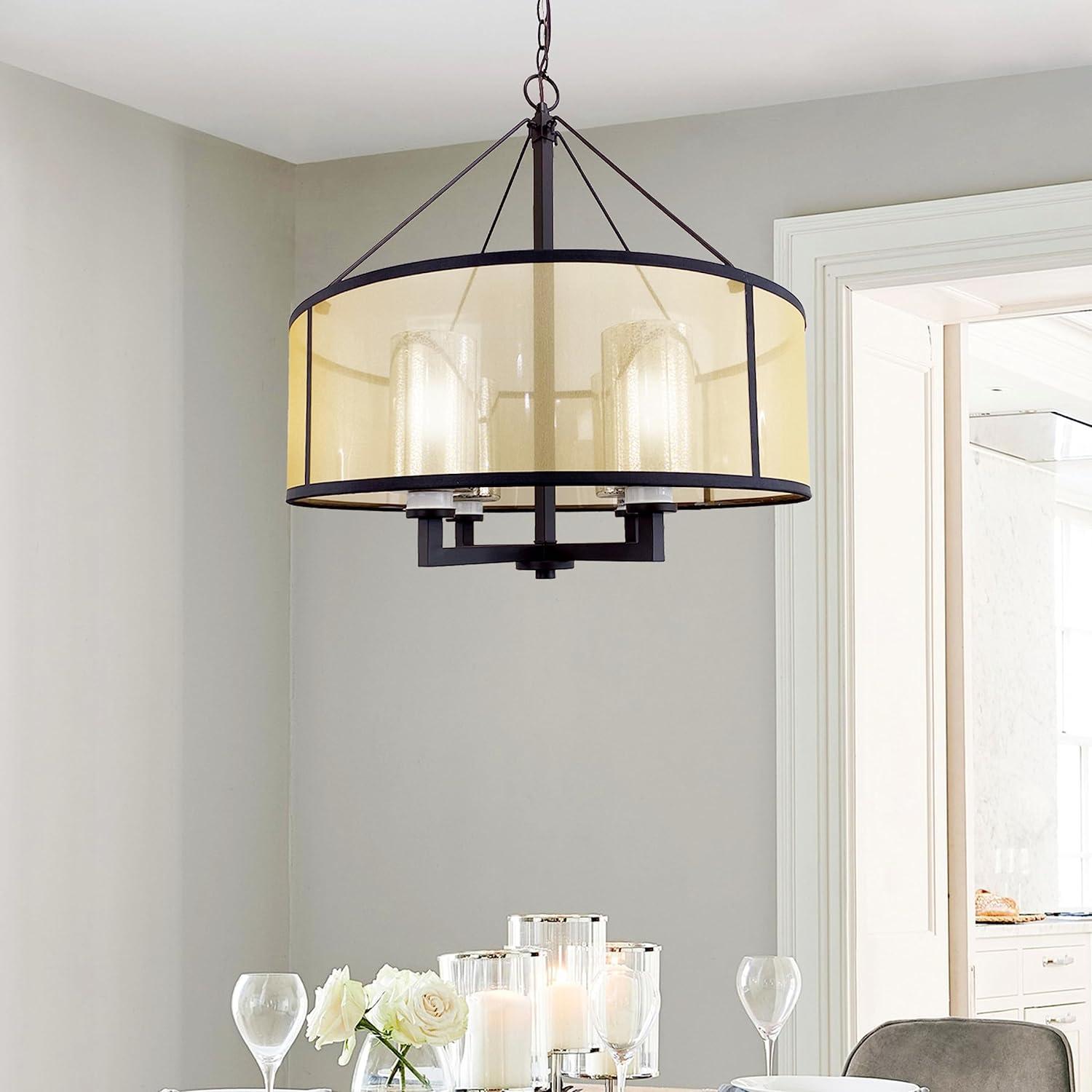 Elk Home Diffusion 4 - Light Chandelier in  Oil Rubbed Bronze