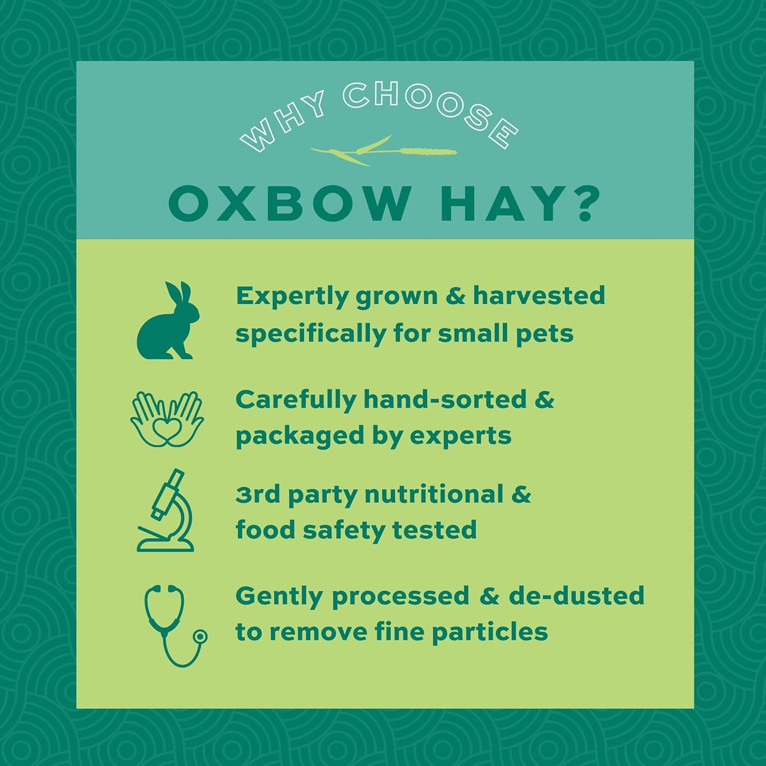 Oxbow Animal Health Western Timothy Hay for Pets, 15-Ounce