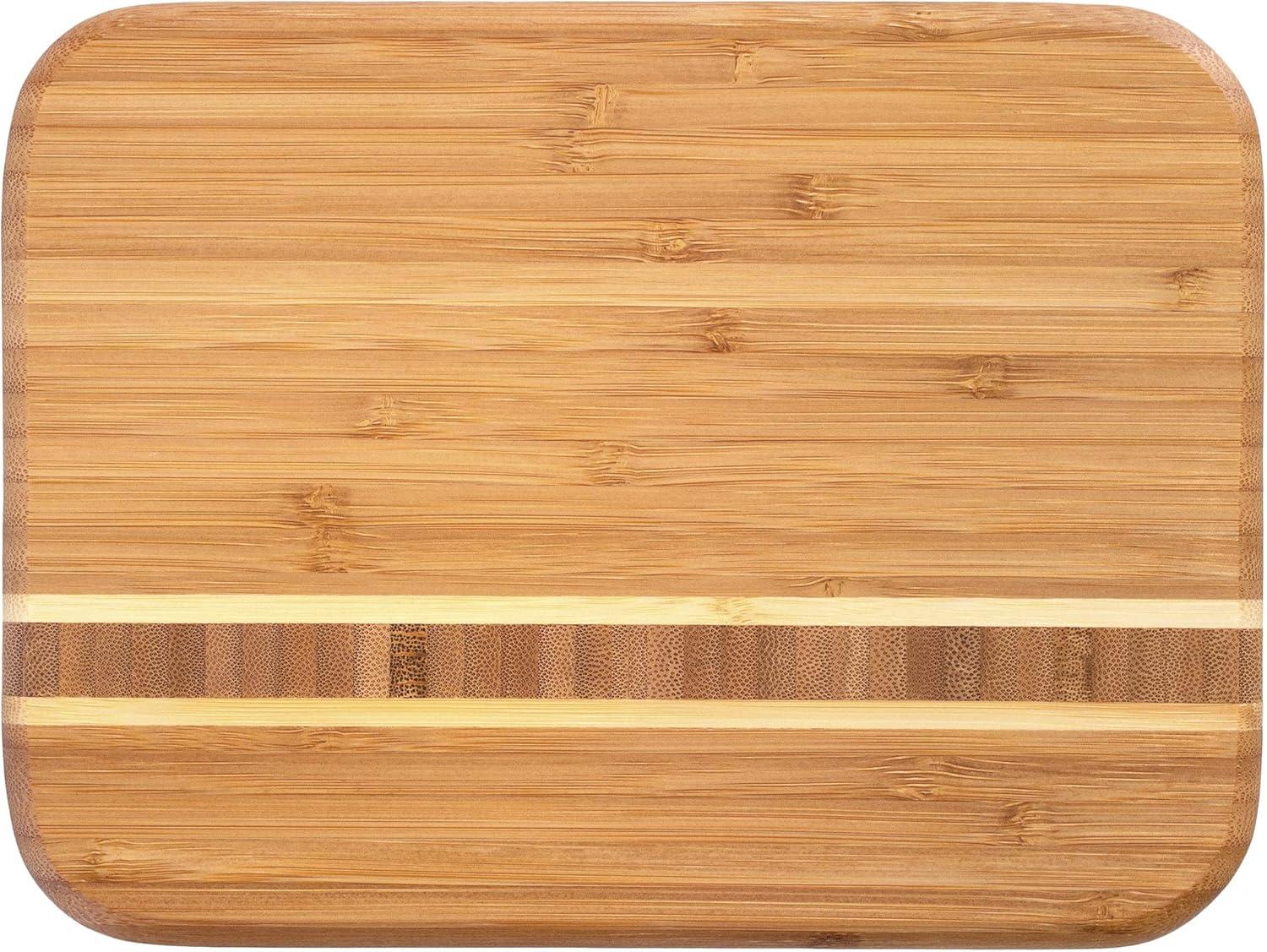 Barbados Rectangular Bamboo Cutting and Serving Board, 9" x 6.5"