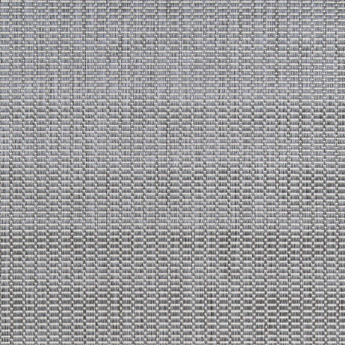 Couristan Recife Saddle Stitch Indoor /Outdoor Area Rug, Grey- White, 2'3" x 11'9" Runner