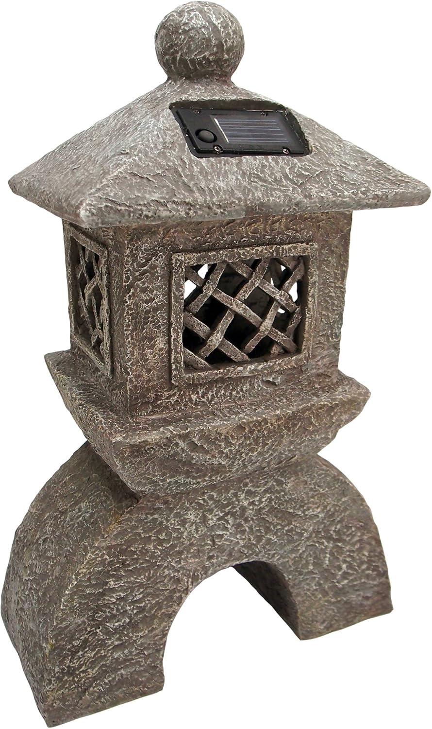 Design Toscano Japanese Pagoda Illuminated Lantern Statue: Each