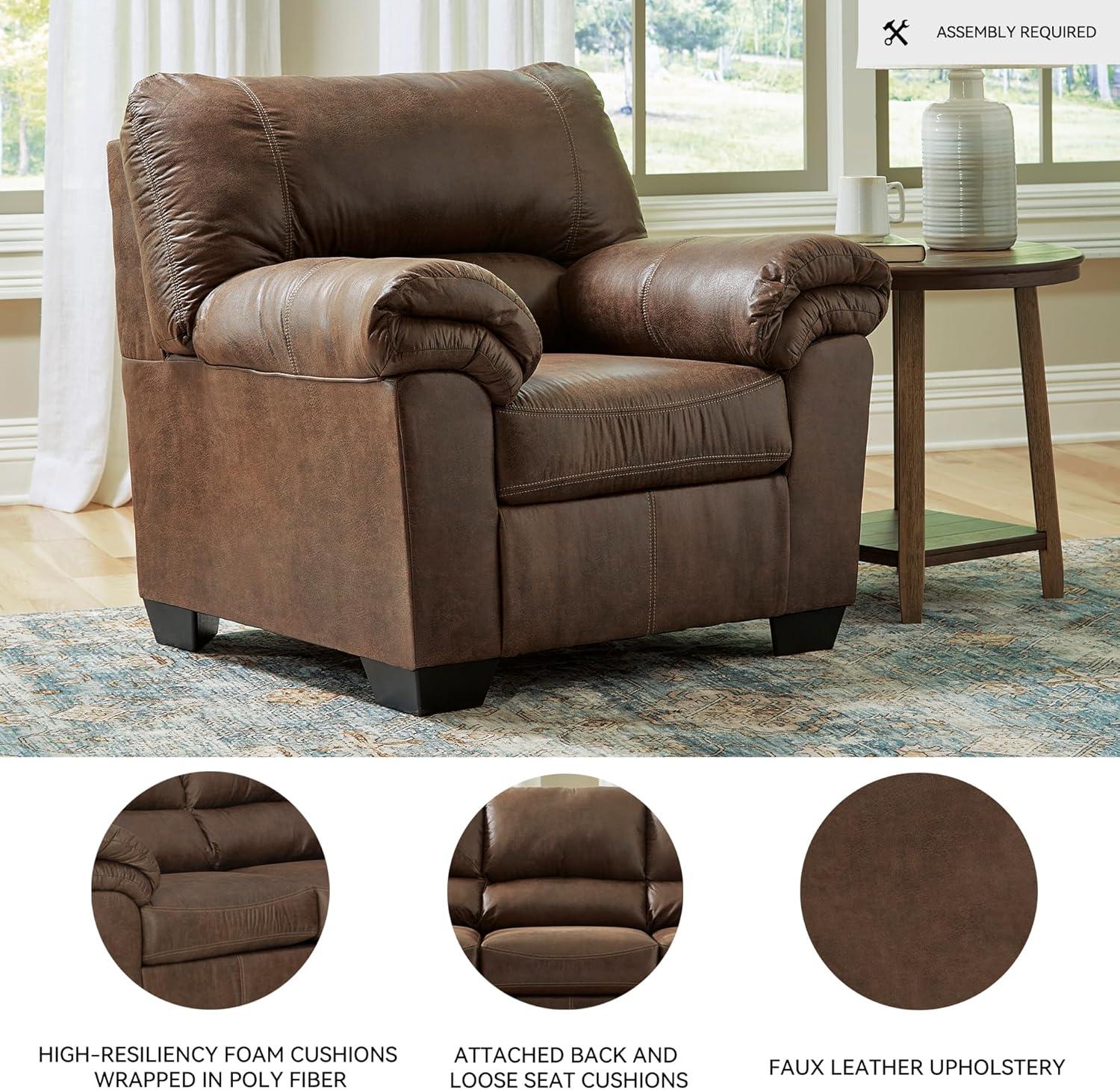 Antolin Faux Leather Armchair