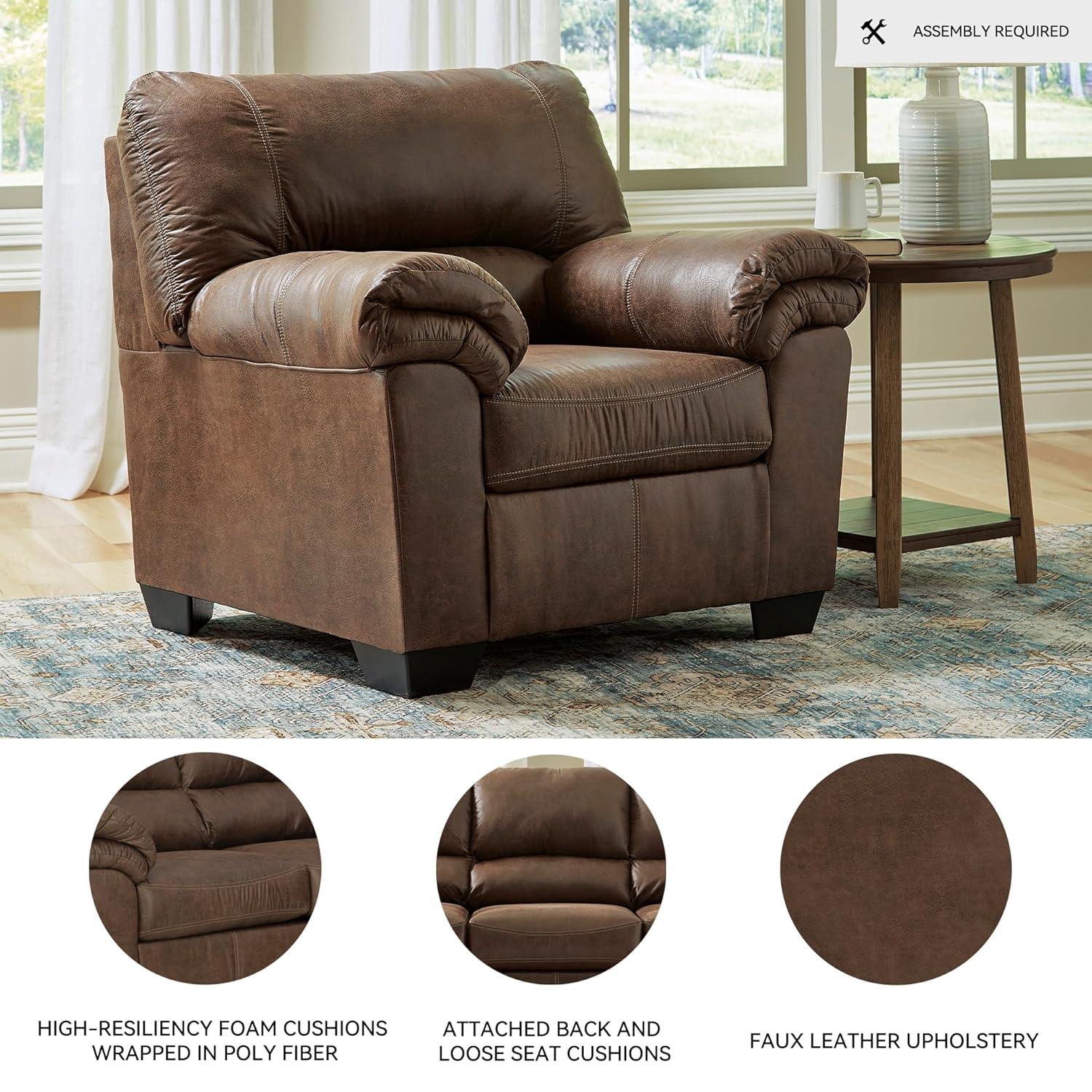 Antolin Faux Leather Armchair