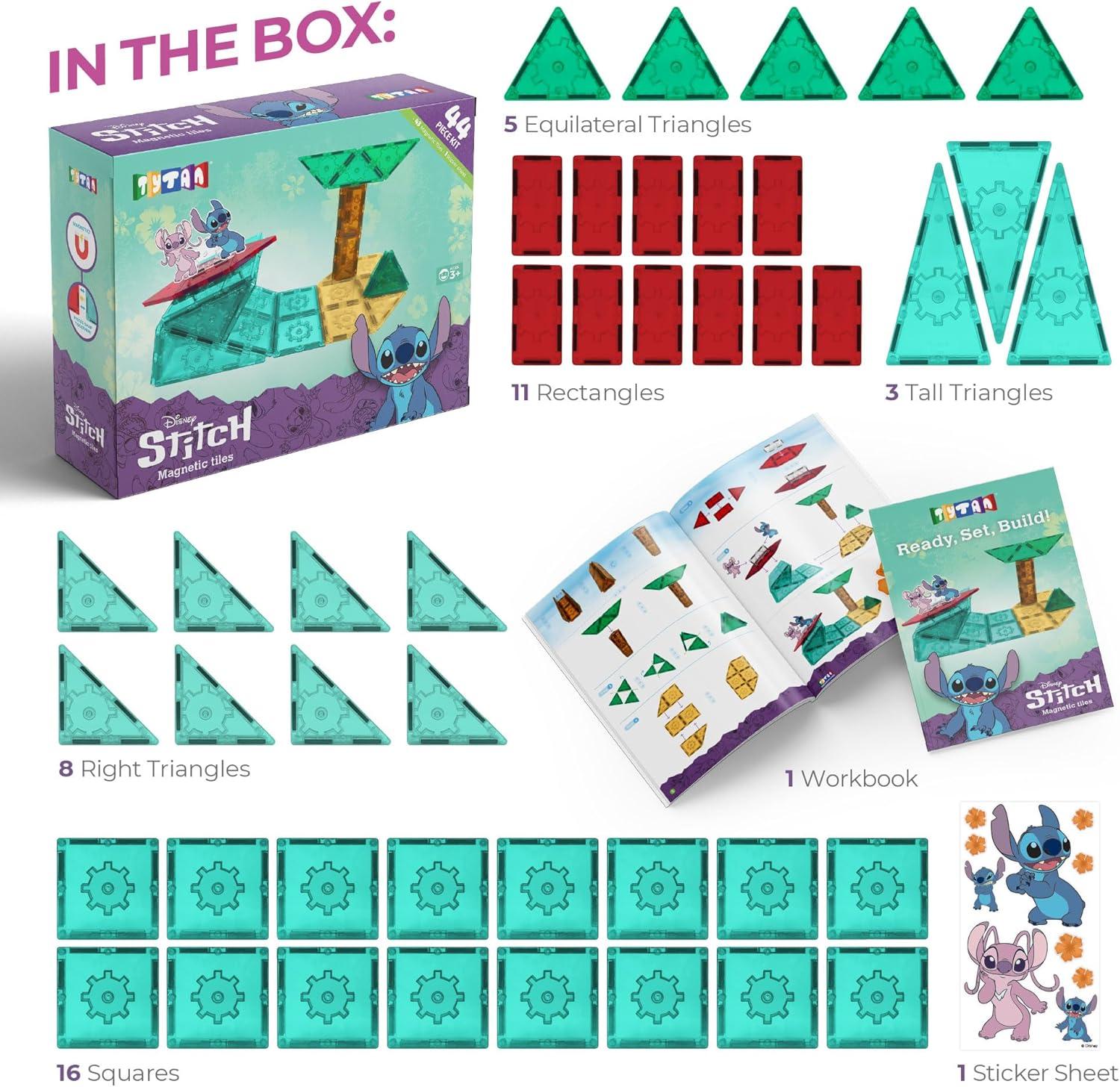 Tytan Disney Stitch Magnetic Tiles