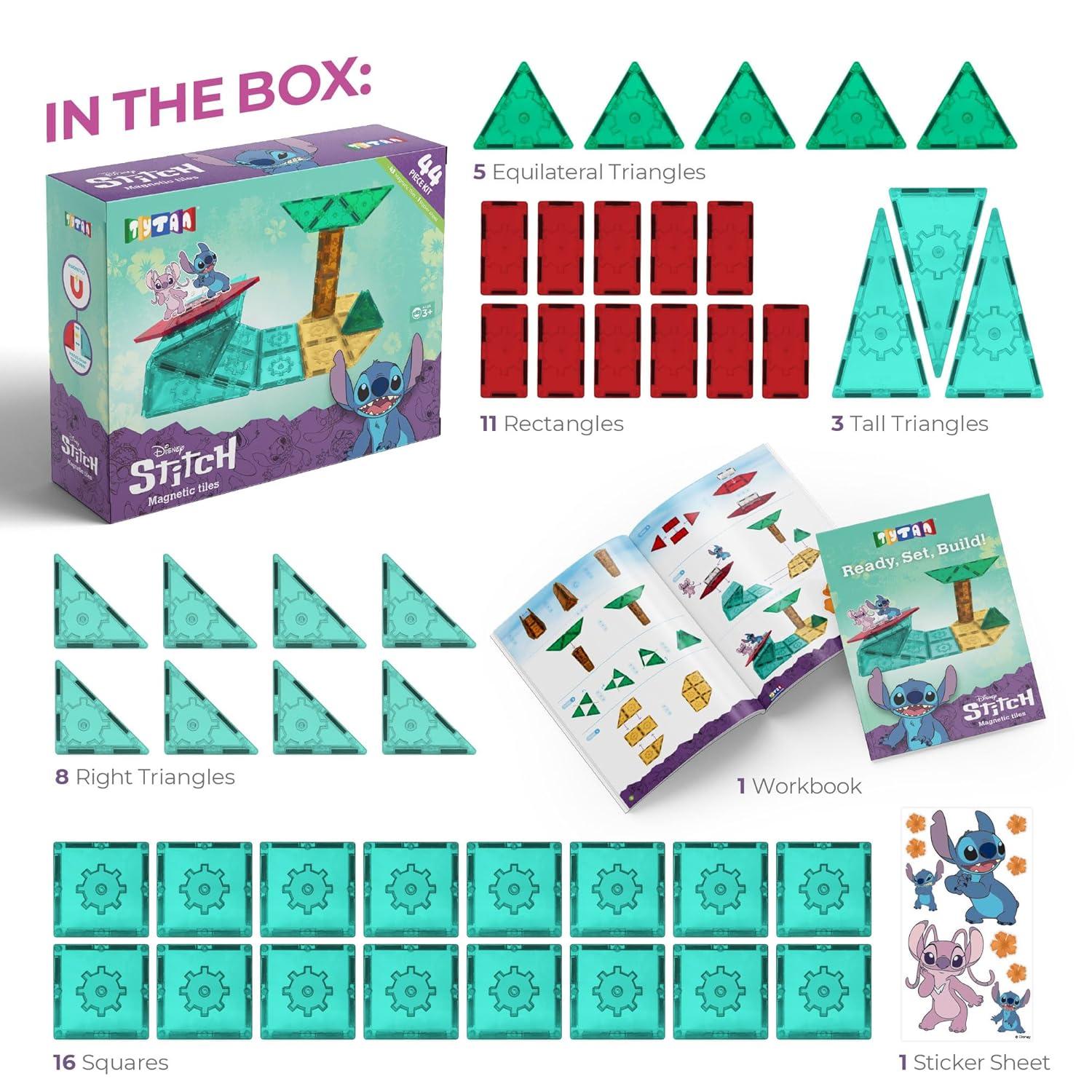 Tytan Disney Stitch Magnetic Tiles