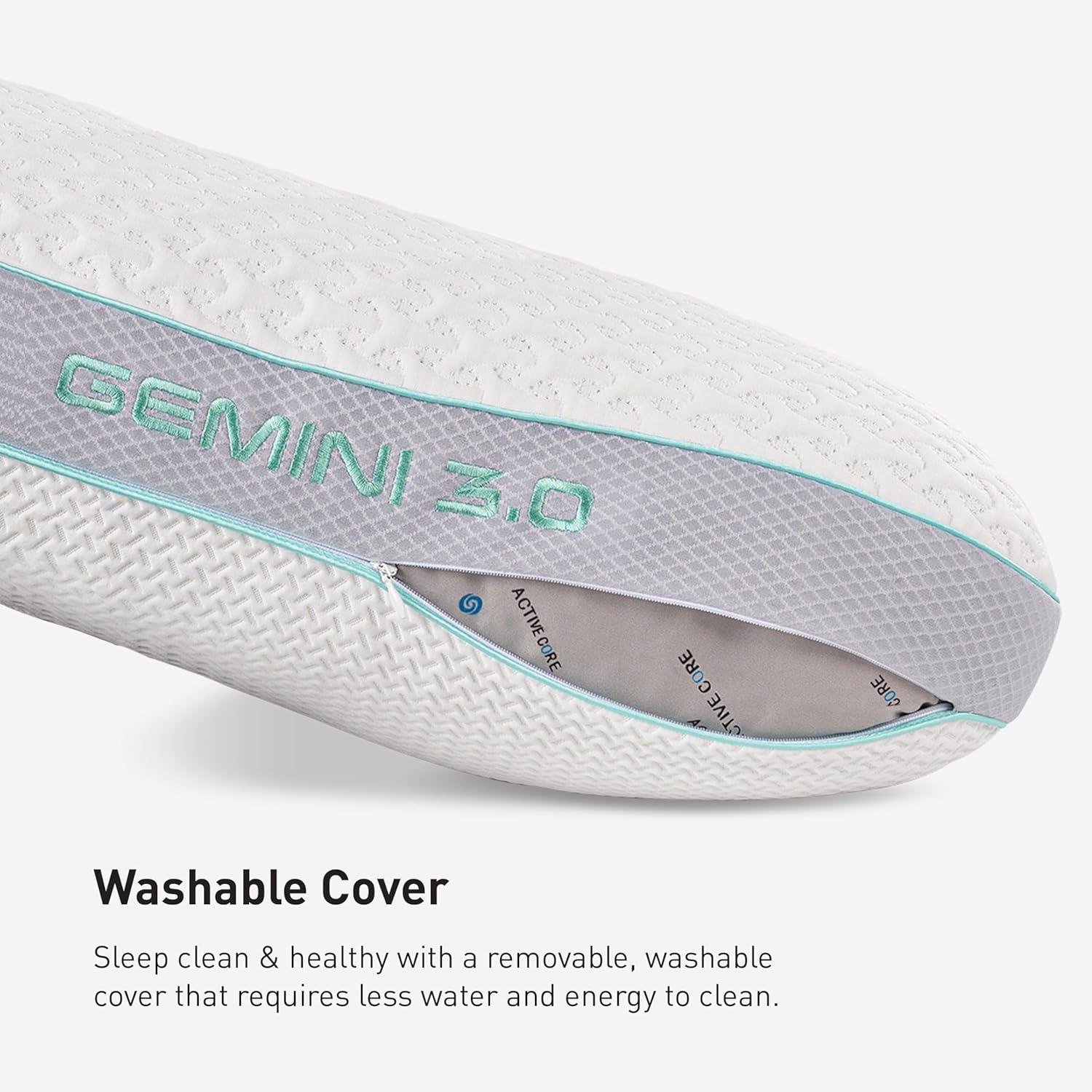 Bedgear Bedgear Gemini Performance Pillow - Firm Support Pillow For Neutral/Warm Sleepers