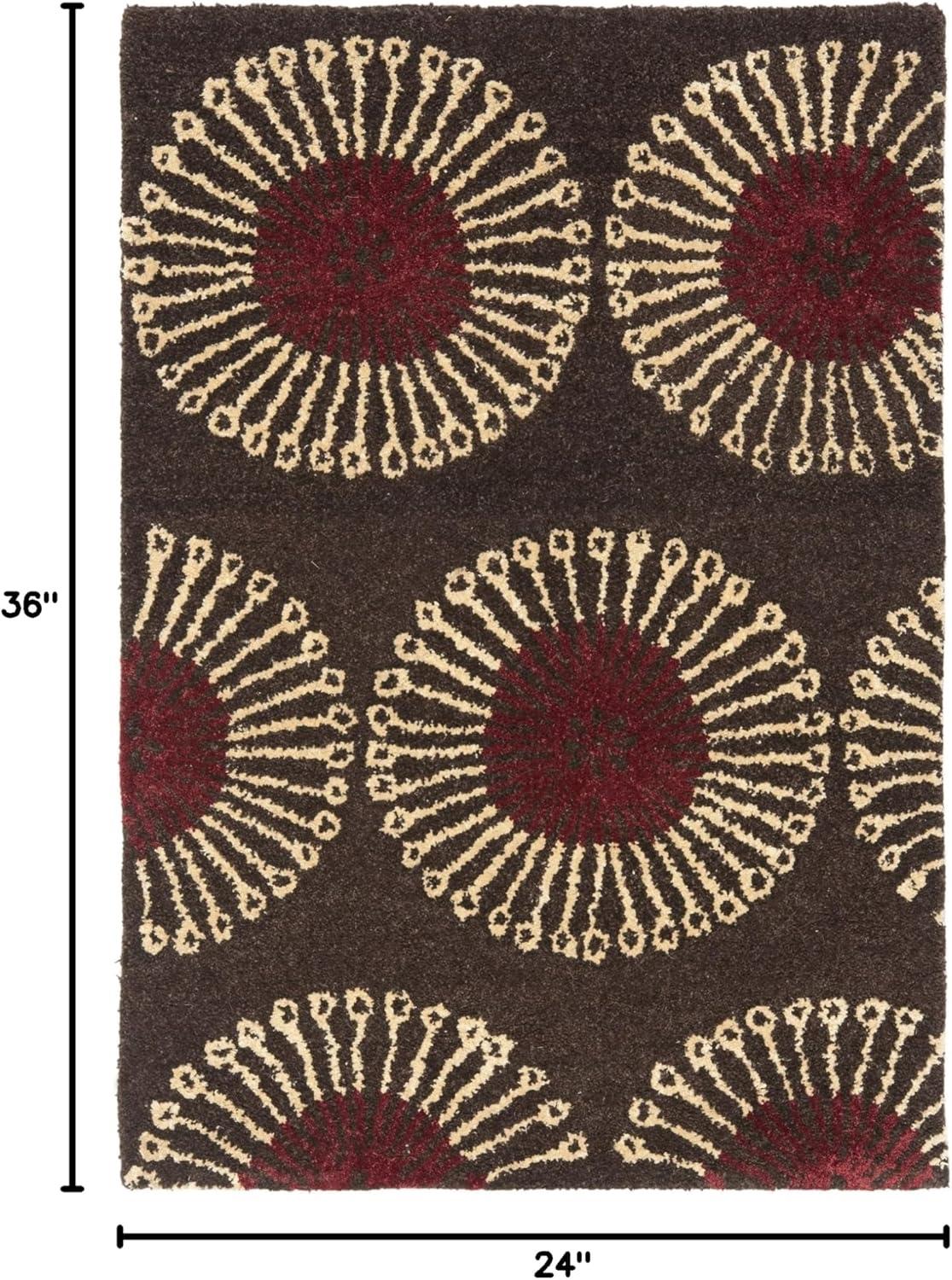 Soho SOH821 Hand Tufted Indoor Accent Rug - Beige/Brown - 2'x3' - Safavieh.