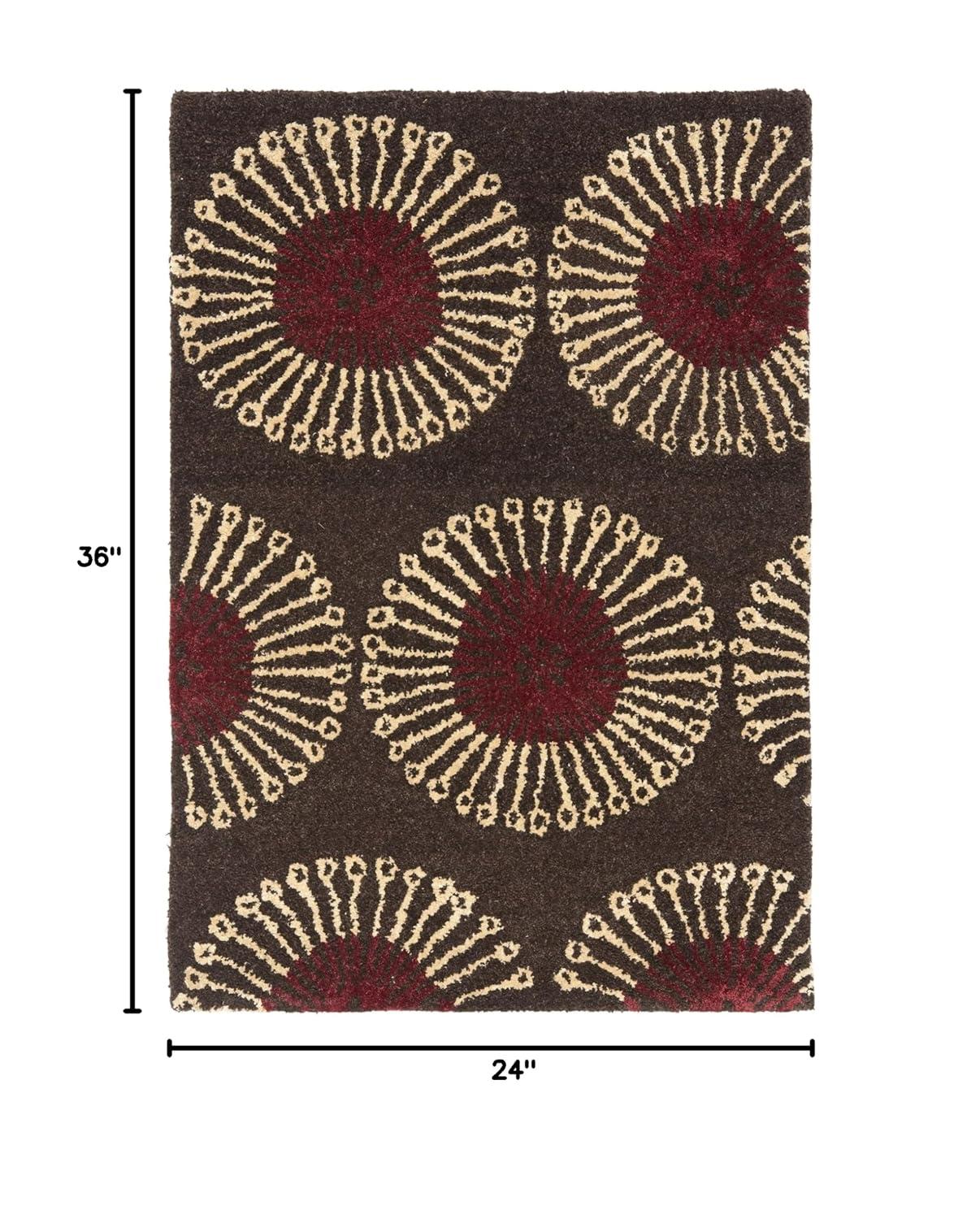 Soho SOH821 Hand Tufted Indoor Accent Rug - Beige/Brown - 2'x3' - Safavieh.